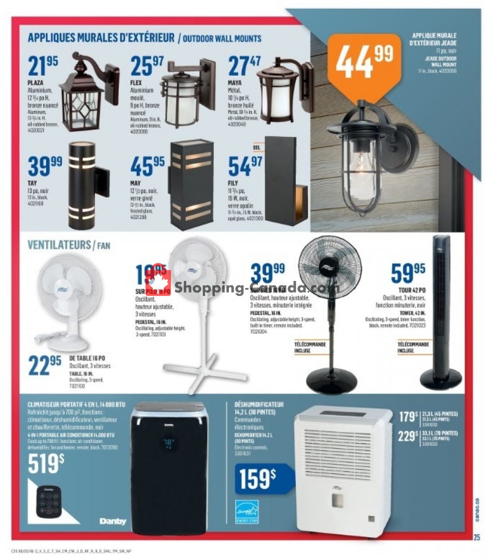 Canac flyer from Thursday May 16, 2019 to Wednesday May 22, 2019 - page 25