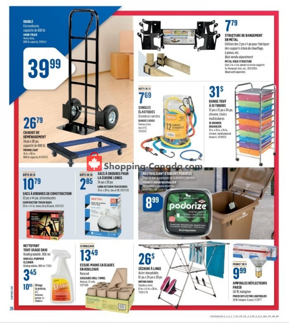 Canac flyer from Thursday May 16, 2019 to Wednesday May 22, 2019 - page 26