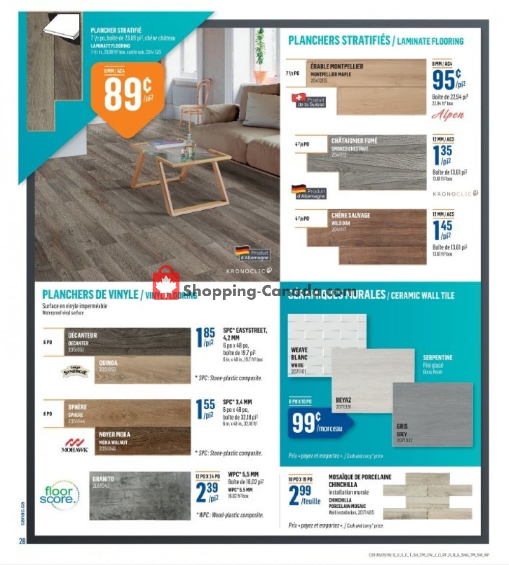 Canac flyer from Thursday May 16, 2019 to Wednesday May 22, 2019 - page 28
