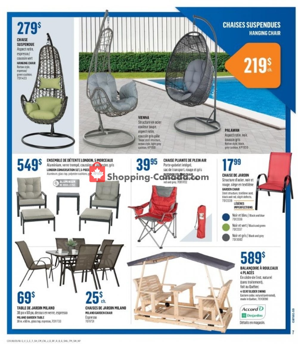 Canac flyer from Thursday May 16, 2019 to Wednesday May 22, 2019 - page 7