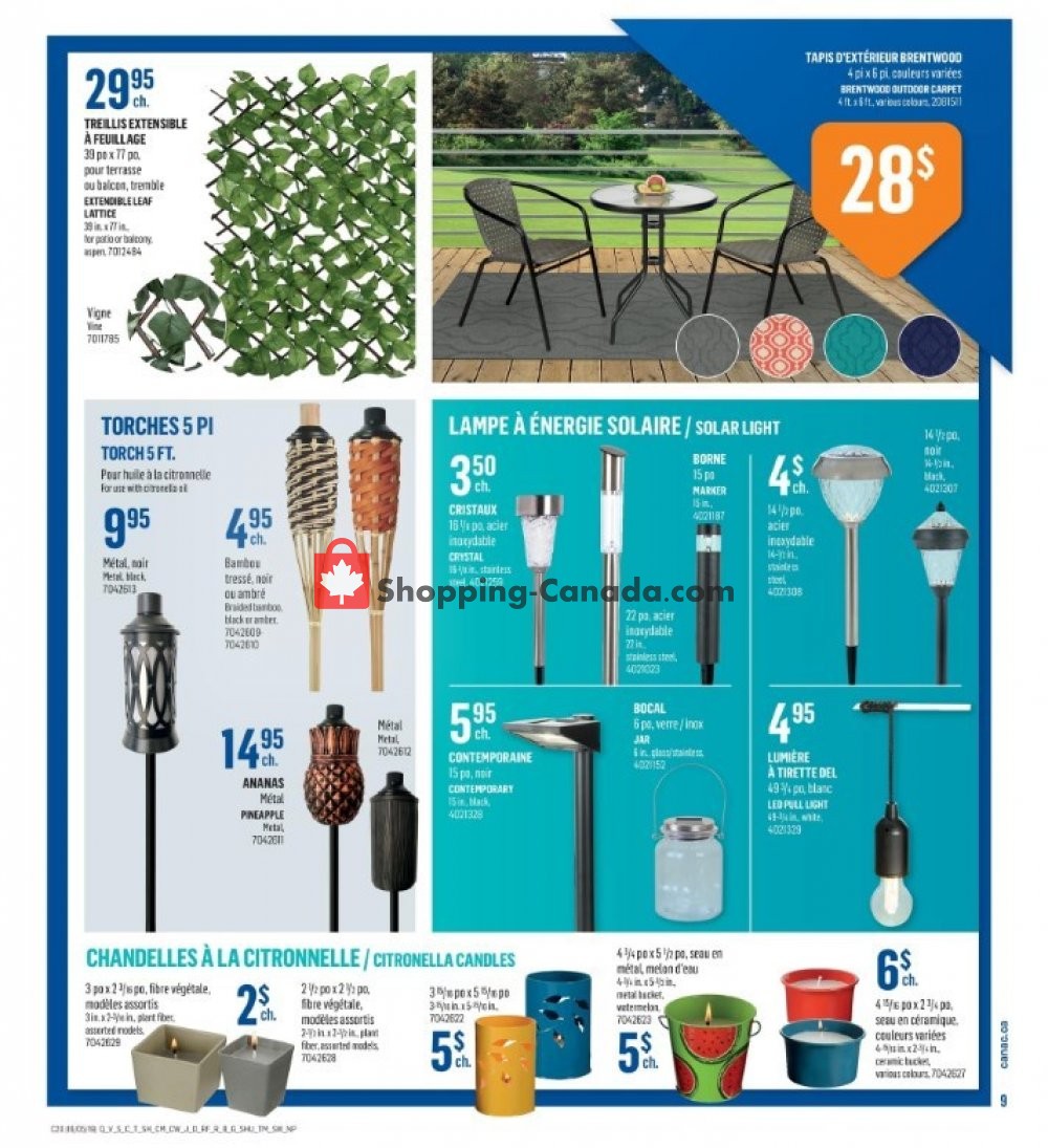 Canac flyer from Thursday May 16, 2019 to Wednesday May 22, 2019 - page 9