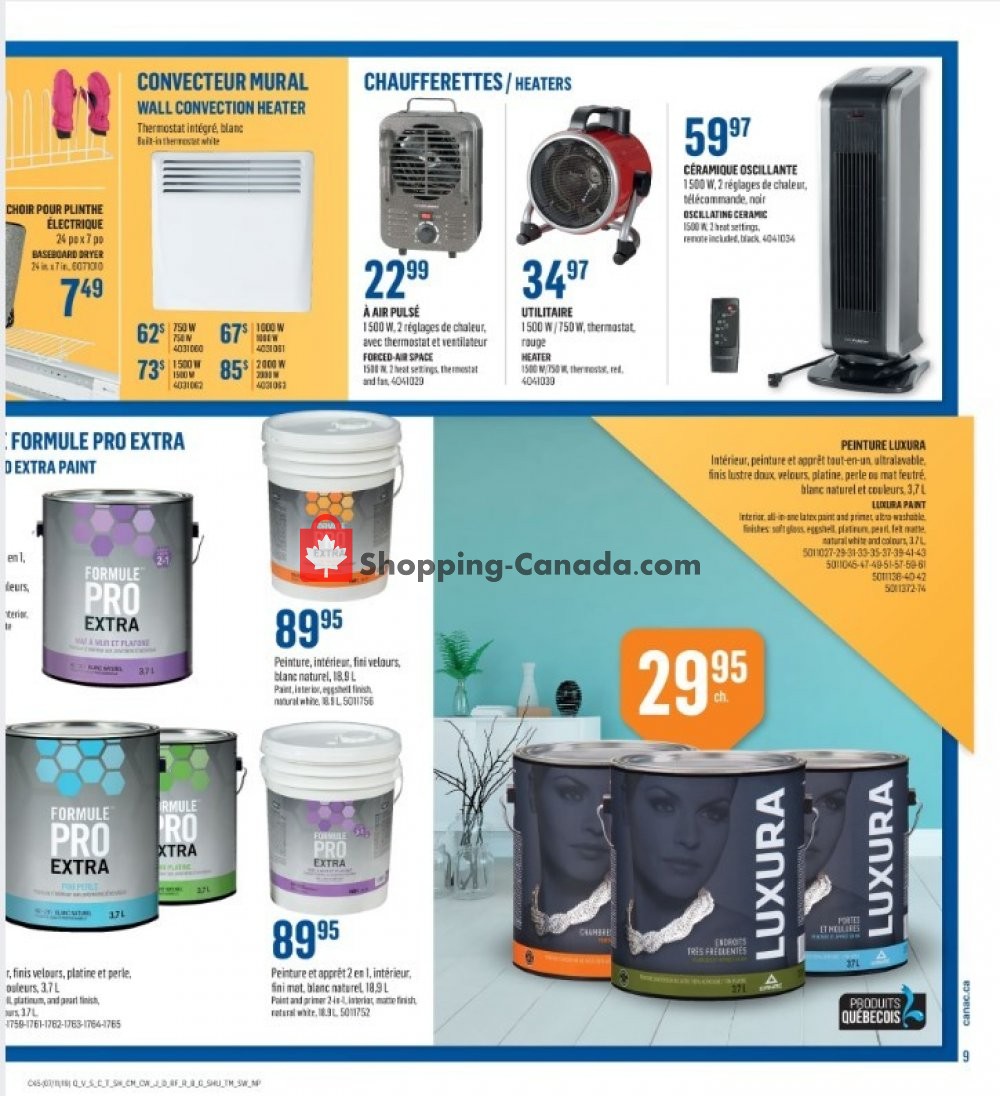 Canac flyer from Thursday November 7, 2019 to Wednesday November 13, 2019 - page 10