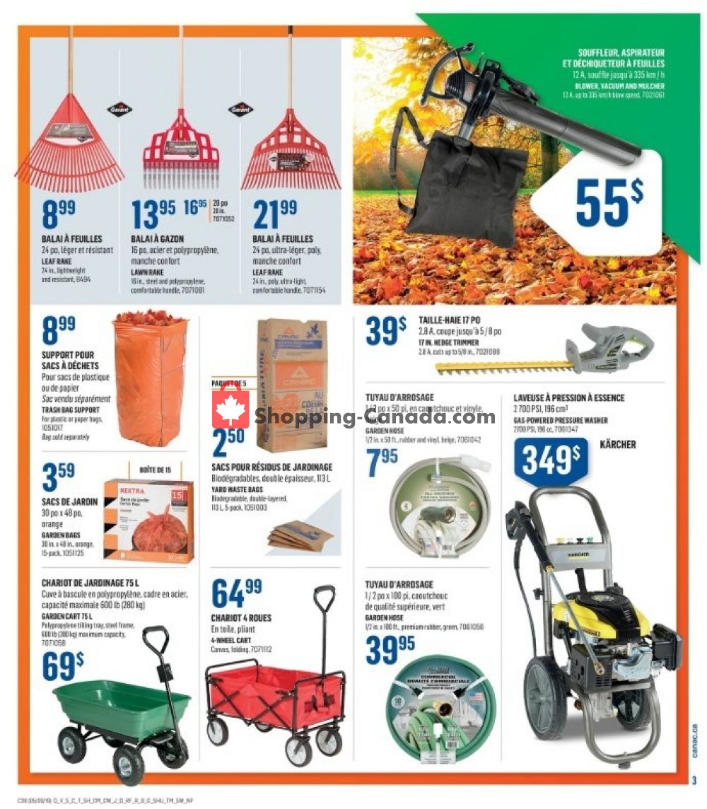 Canac flyer from Thursday September 5, 2019 to Wednesday September 11, 2019 - page 3