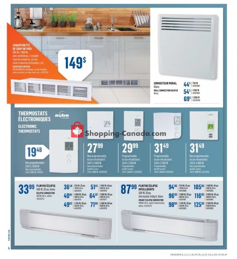 Canac flyer from Thursday September 5, 2019 to Wednesday September 11, 2019 - page 4