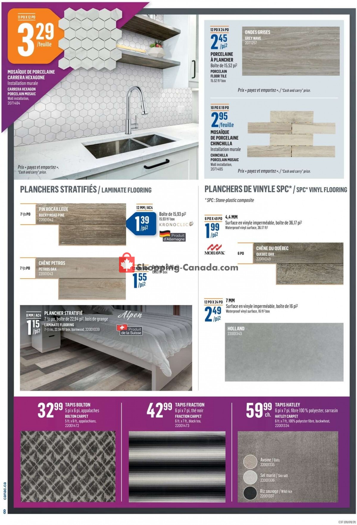 Canac flyer from Thursday September 9, 2021 to Wednesday September 15, 2021 - page 8