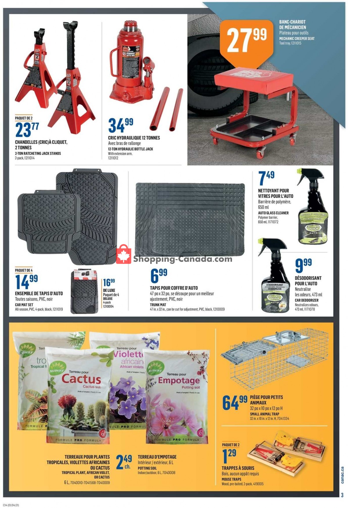 Canac flyer from Thursday April 1, 2021 to Wednesday April 14, 2021 - page 3