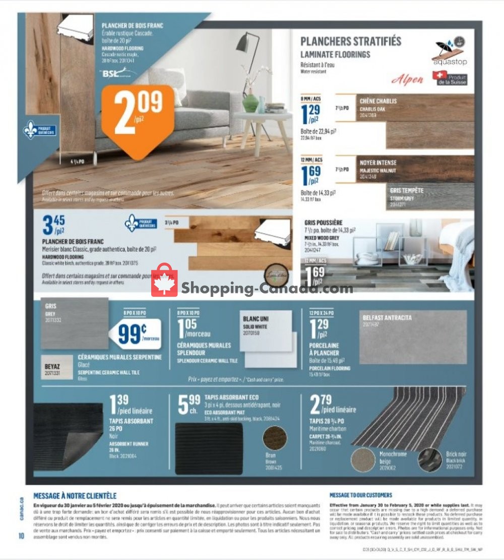 Canac flyer from Thursday January 30, 2020 to Wednesday February 5, 2020 - page 10