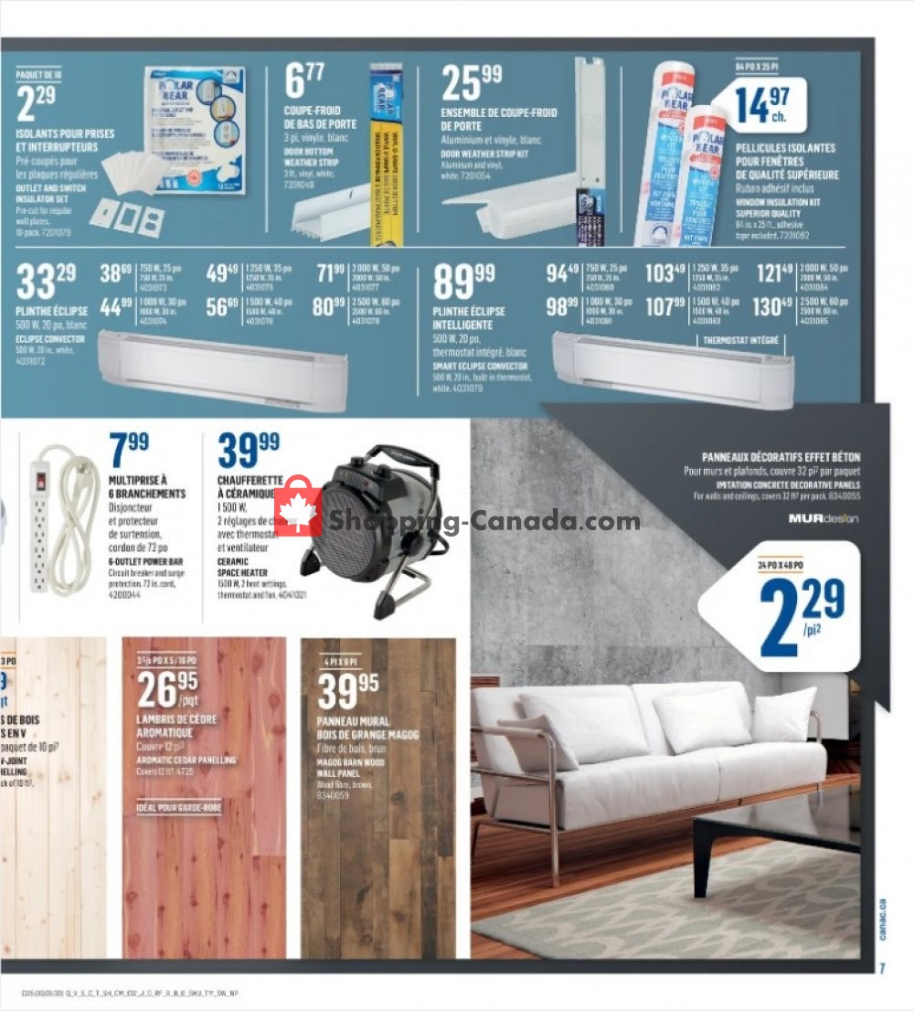 Canac flyer from Thursday January 30, 2020 to Wednesday February 5, 2020 - page 7