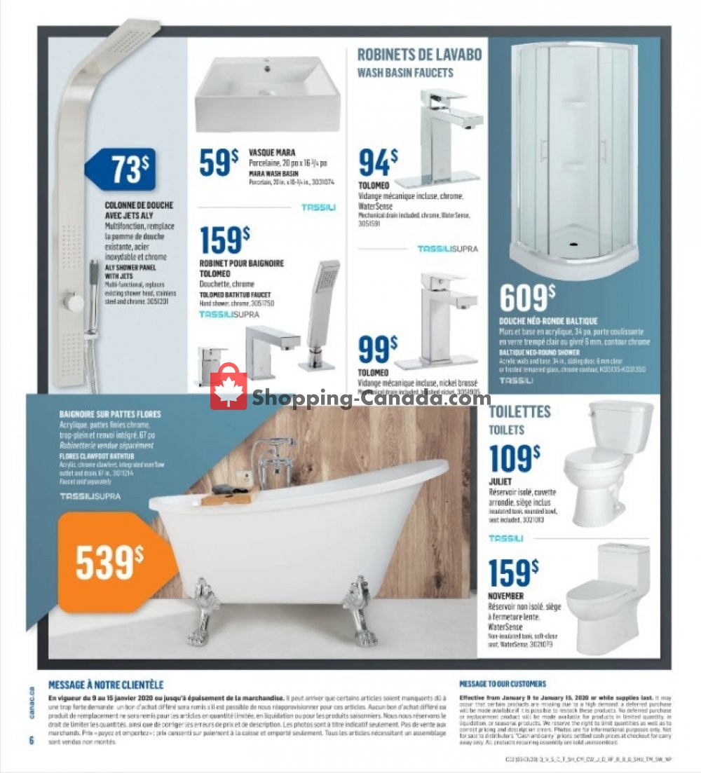 Canac flyer from Thursday January 9, 2020 to Wednesday January 15, 2020 - page 8