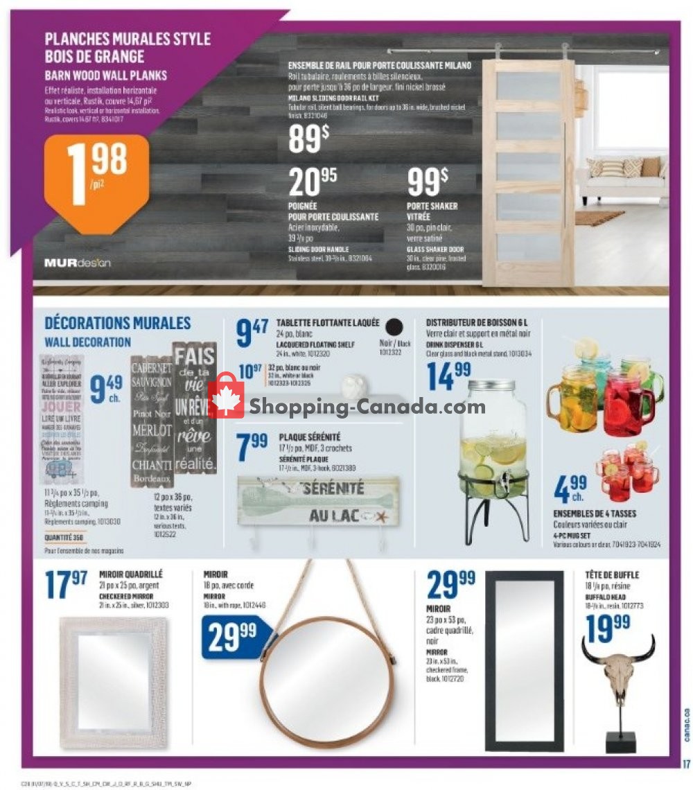 Canac flyer from Thursday July 11, 2019 to Wednesday July 17, 2019 - page 17
