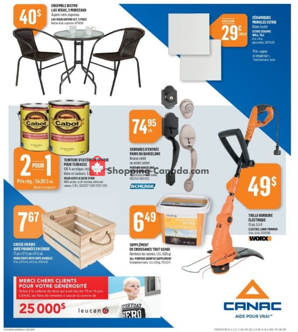 Canac flyer from Thursday July 11, 2019 to Wednesday July 17, 2019 - page 20
