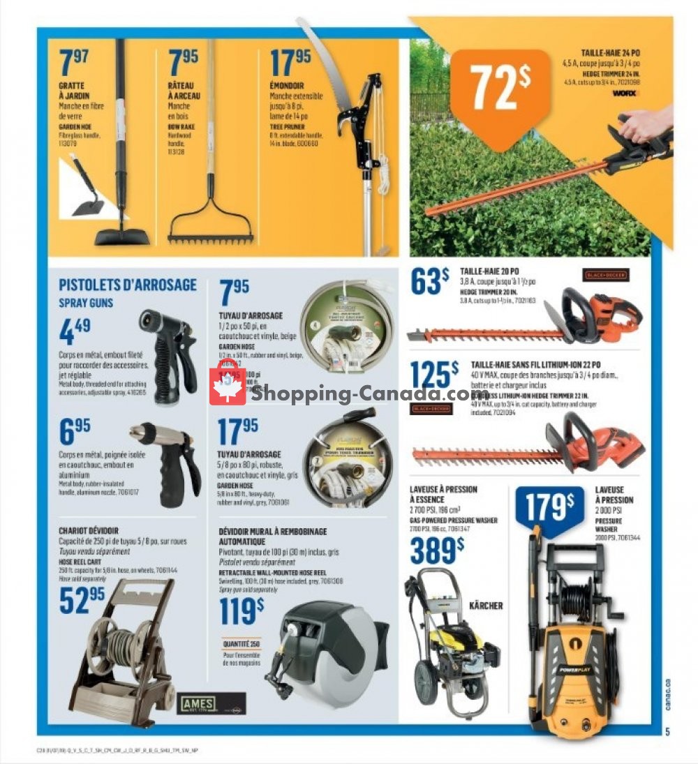 Canac flyer from Thursday July 11, 2019 to Wednesday July 17, 2019 - page 5