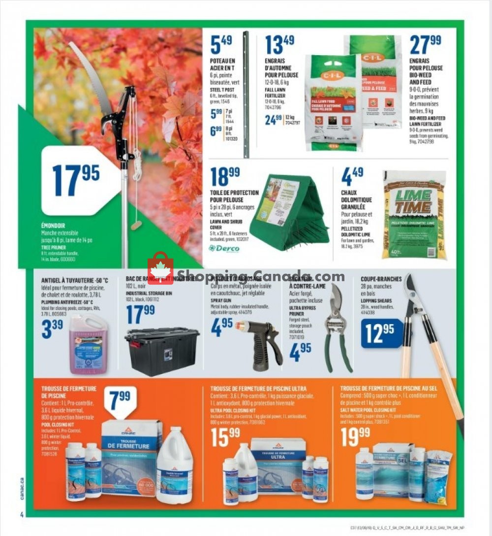 Canac flyer from Thursday September 12, 2019 to Wednesday September 18, 2019 - page 4
