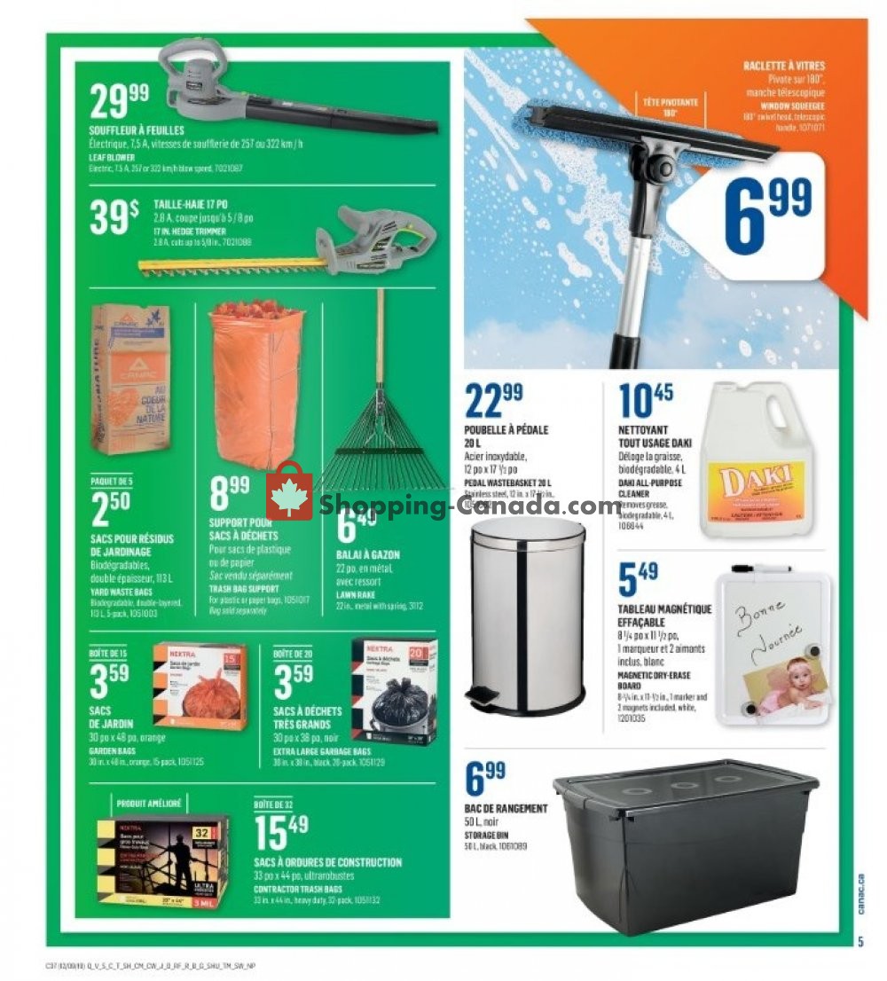 Canac flyer from Thursday September 12, 2019 to Wednesday September 18, 2019 - page 5
