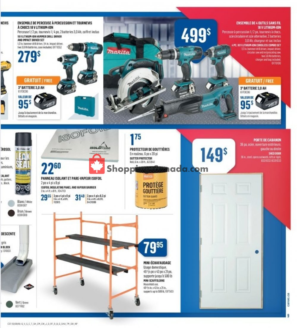 Canac flyer from Thursday September 12, 2019 to Wednesday September 18, 2019 - page 9