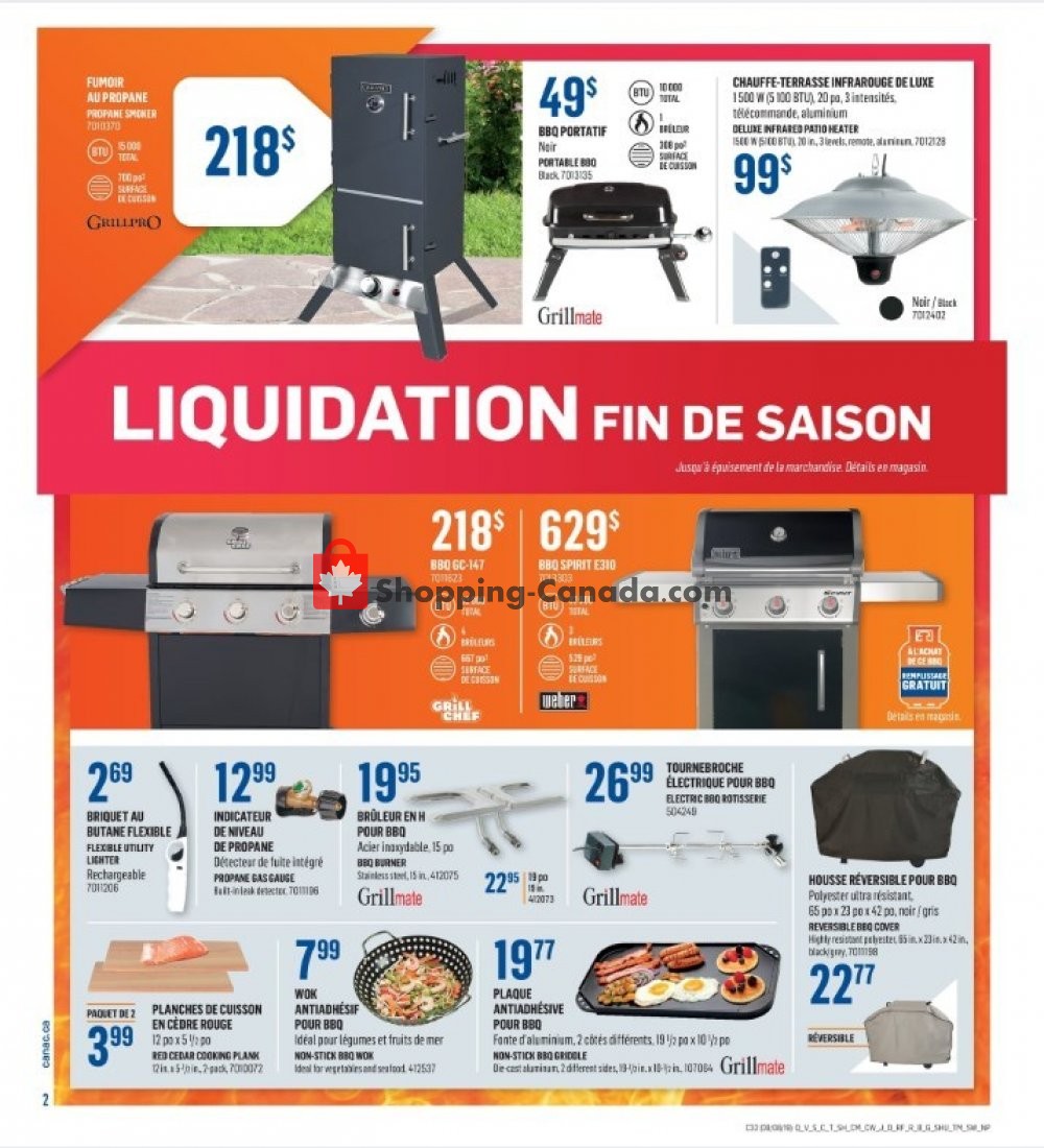Canac flyer from Thursday August 8, 2019 to Wednesday August 14, 2019 - page 2