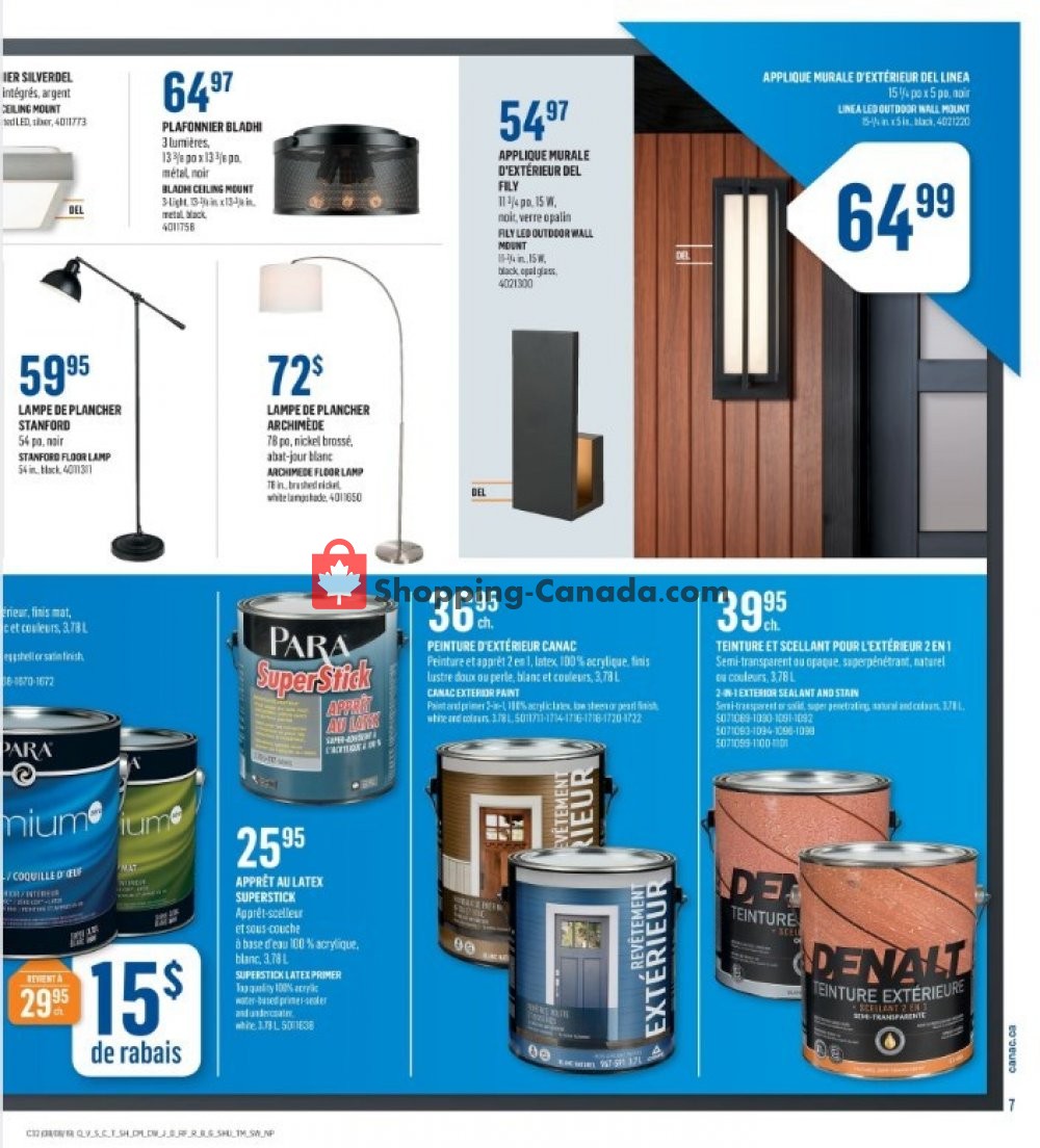 Canac flyer from Thursday August 8, 2019 to Wednesday August 14, 2019 - page 7