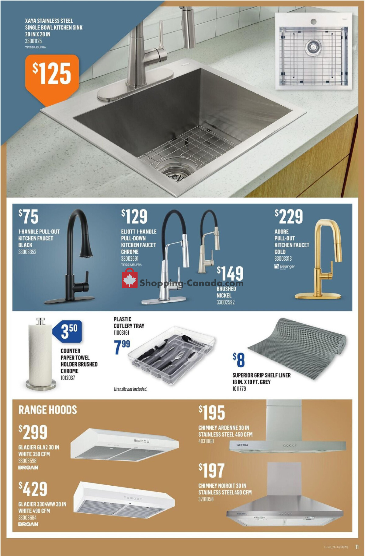 Canac flyer from Thursday August 13, 2026 to Wednesday August 19, 2026 - page 11