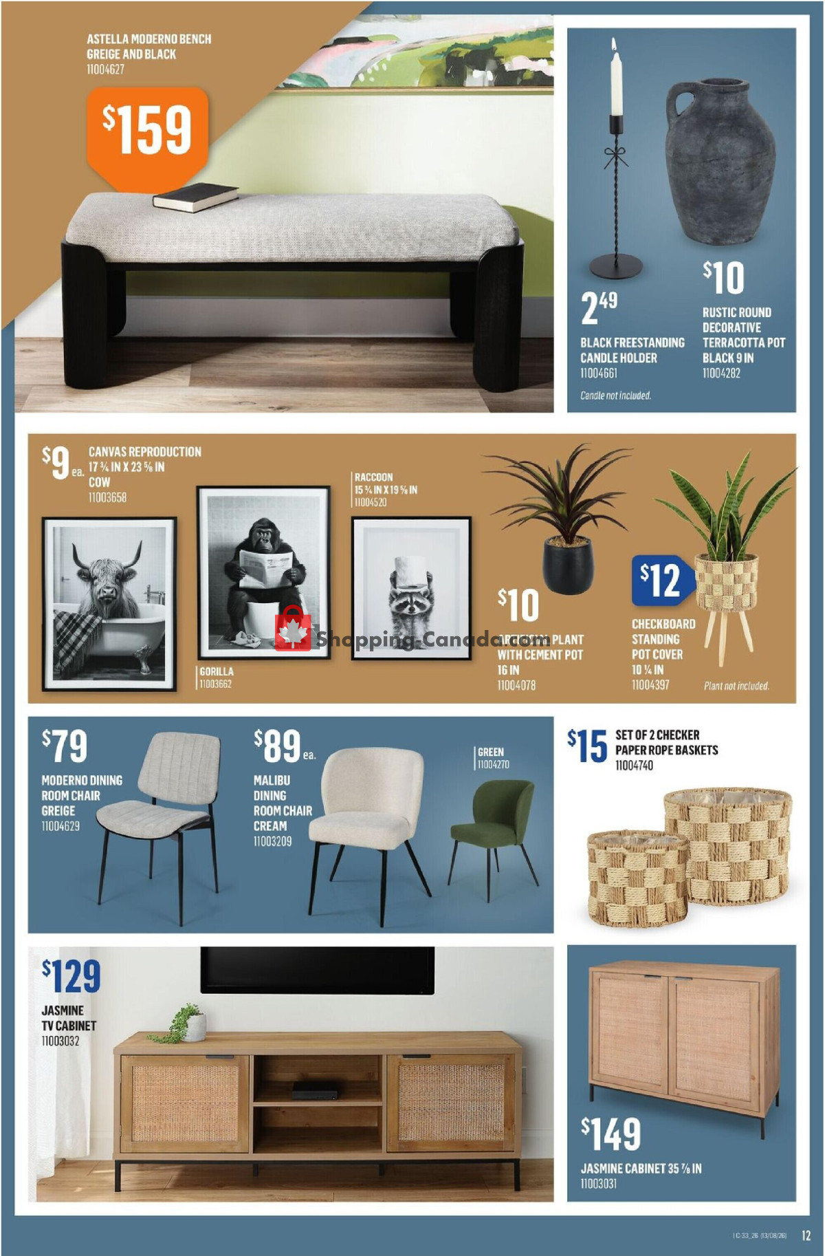 Canac flyer from Thursday August 13, 2026 to Wednesday August 19, 2026 - page 12
