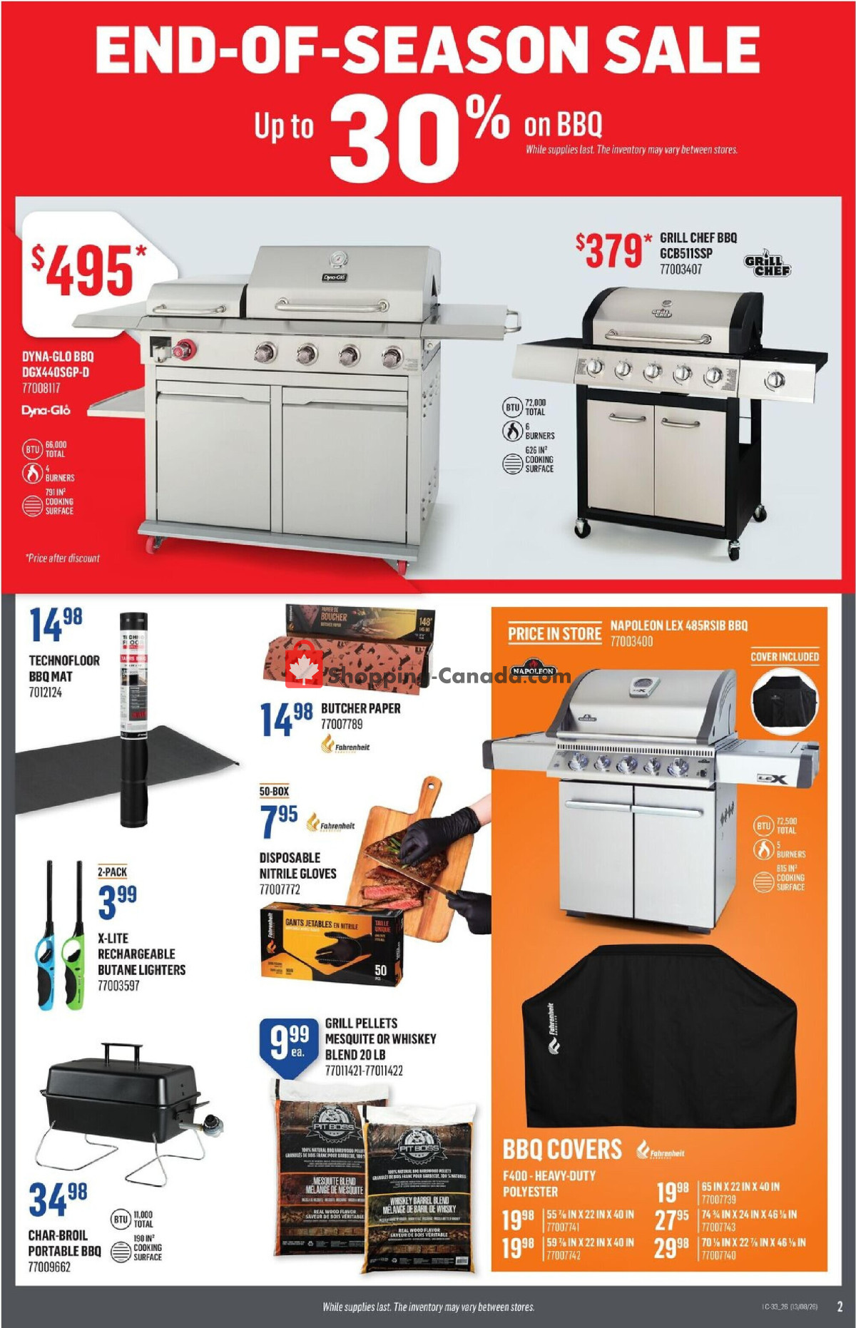 Canac flyer from Thursday August 13, 2026 to Wednesday August 19, 2026 - page 2
