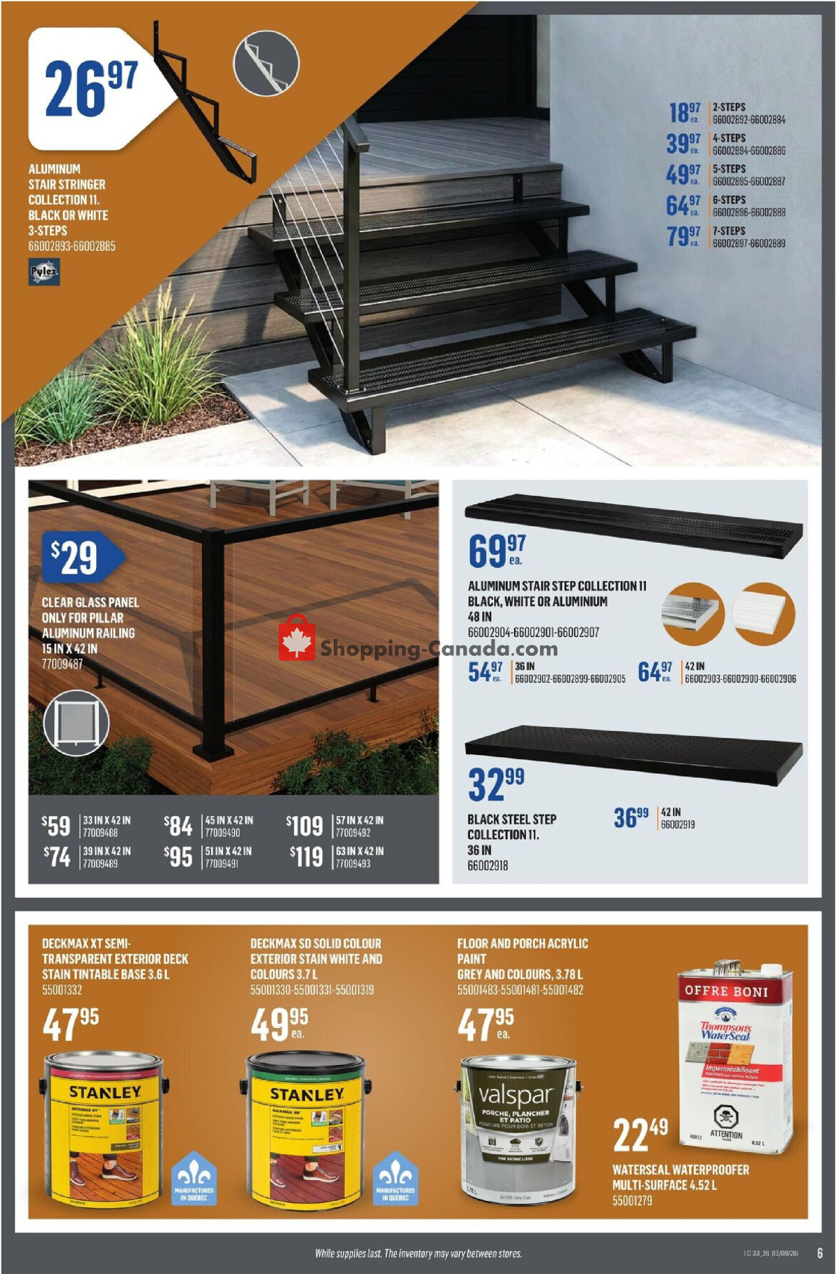 Canac flyer from Thursday August 13, 2026 to Wednesday August 19, 2026 - page 6