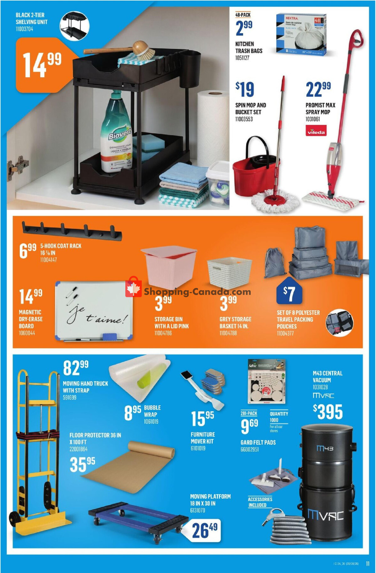 Canac flyer from Thursday August 20, 2026 to Wednesday August 26, 2026 - page 11