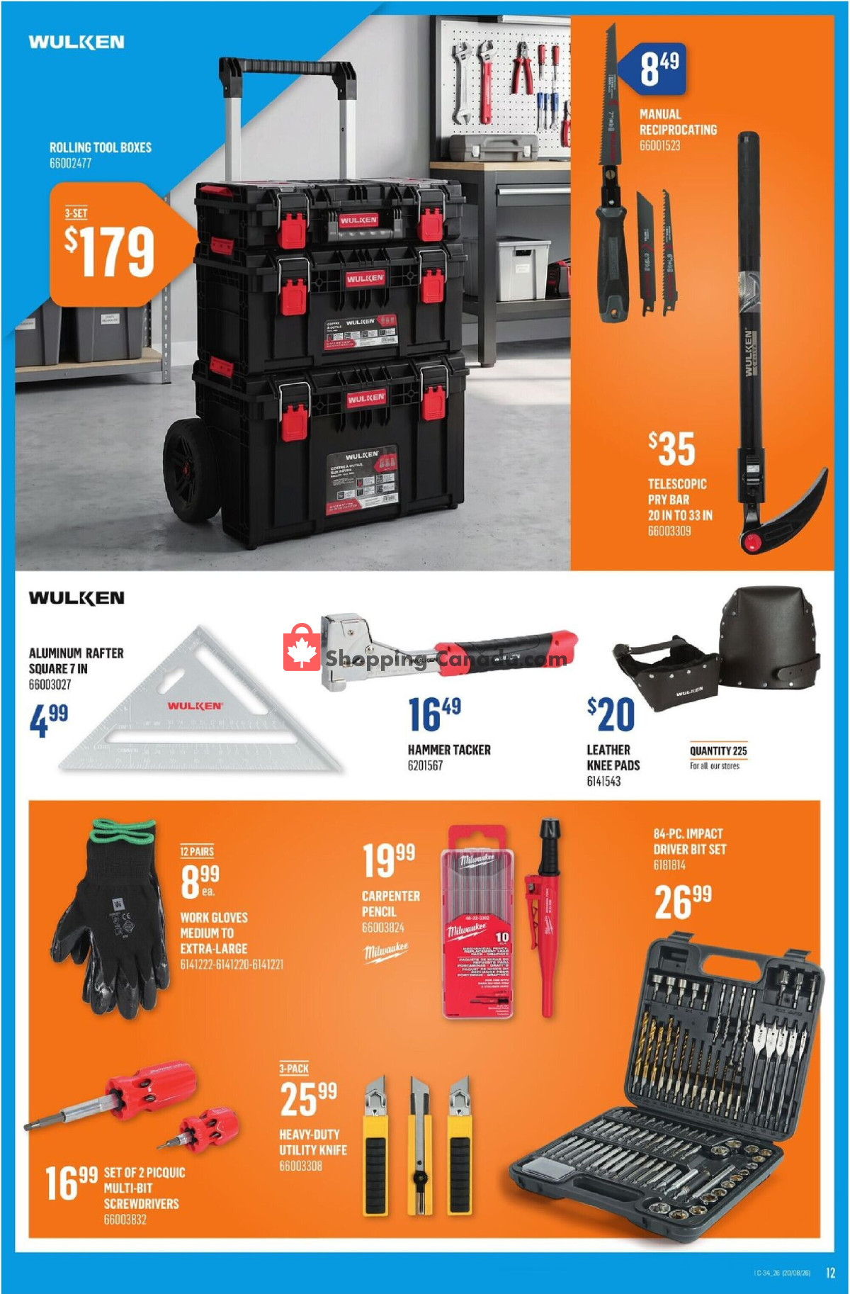 Canac flyer from Thursday August 20, 2026 to Wednesday August 26, 2026 - page 12