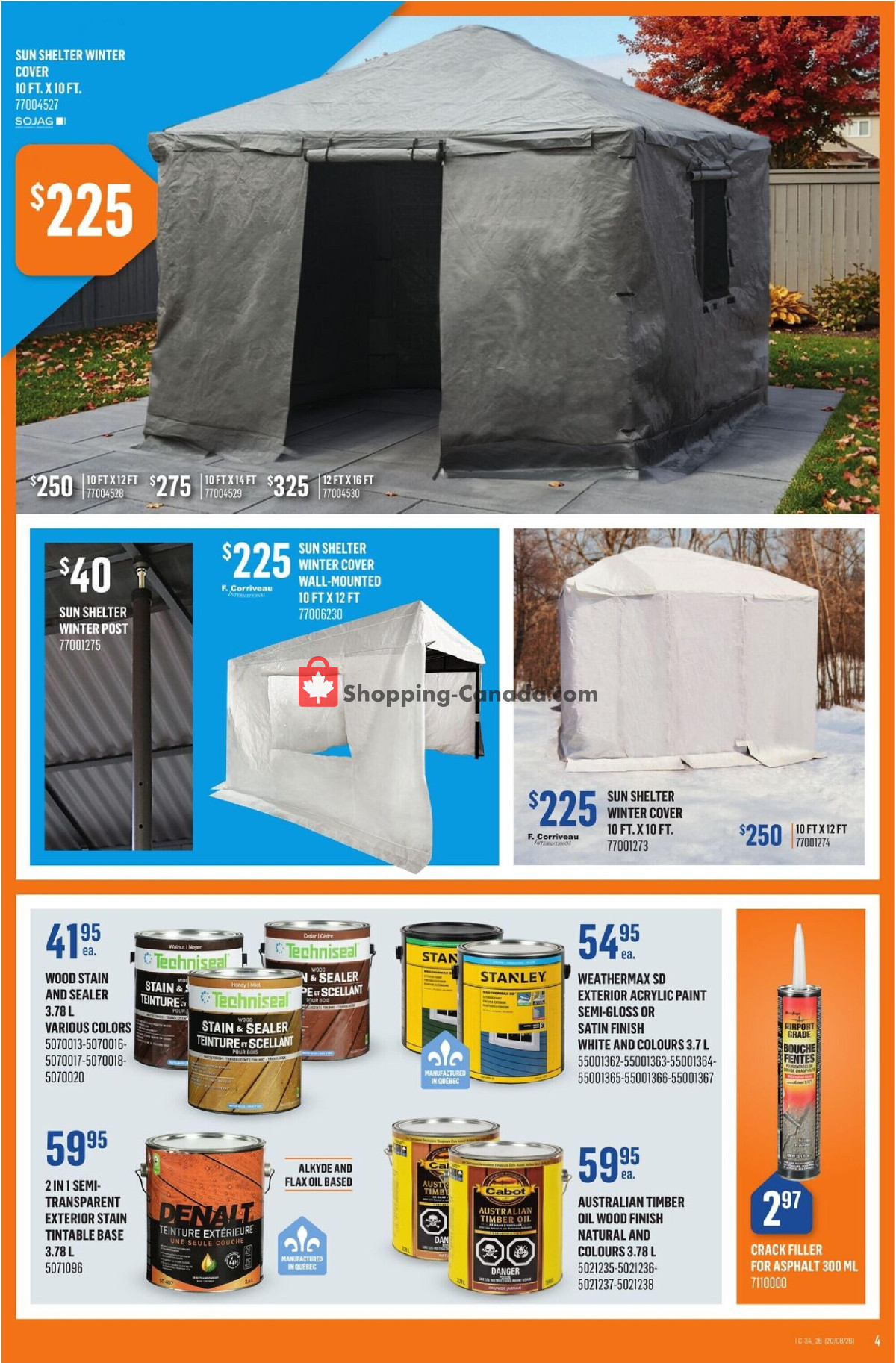 Canac flyer from Thursday August 20, 2026 to Wednesday August 26, 2026 - page 4