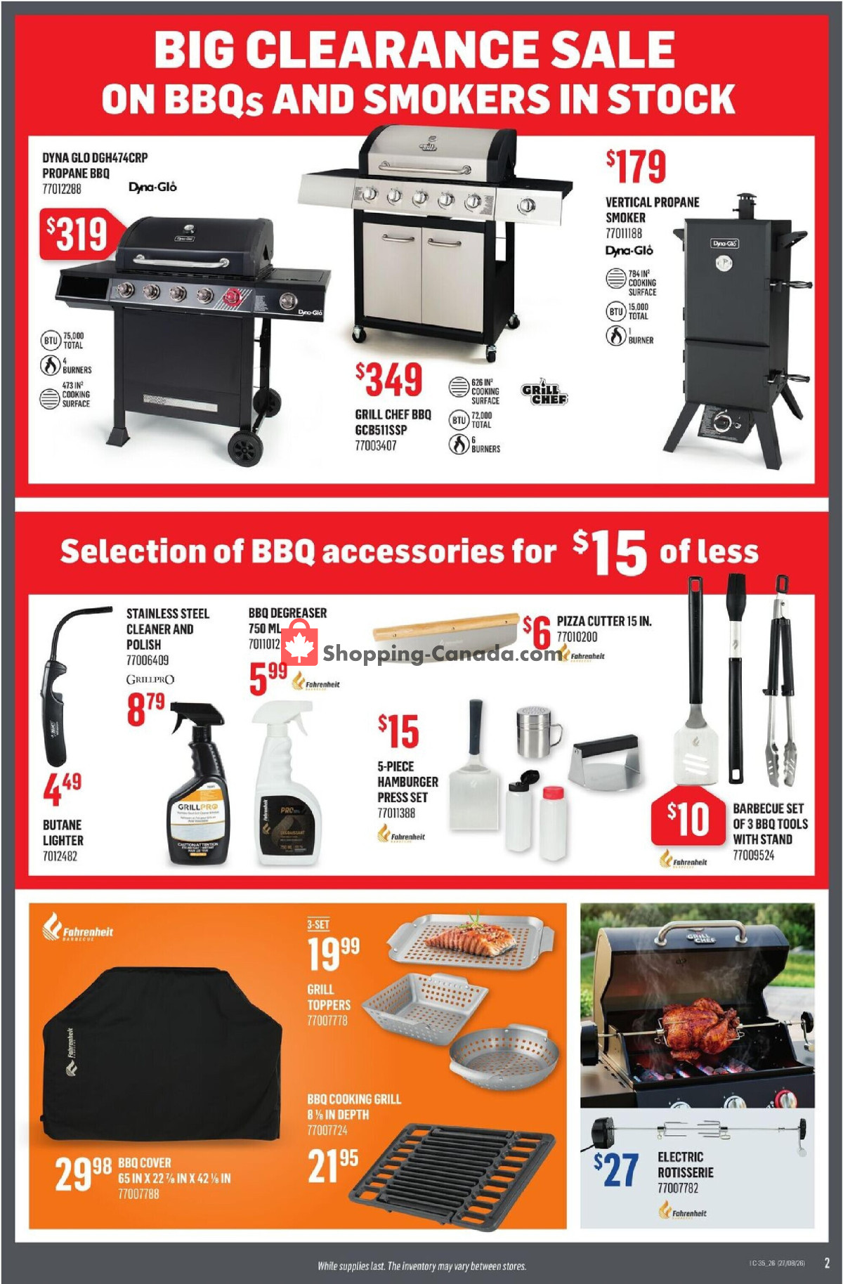Canac flyer from Thursday August 27, 2026 to Wednesday September 2, 2026 - page 2