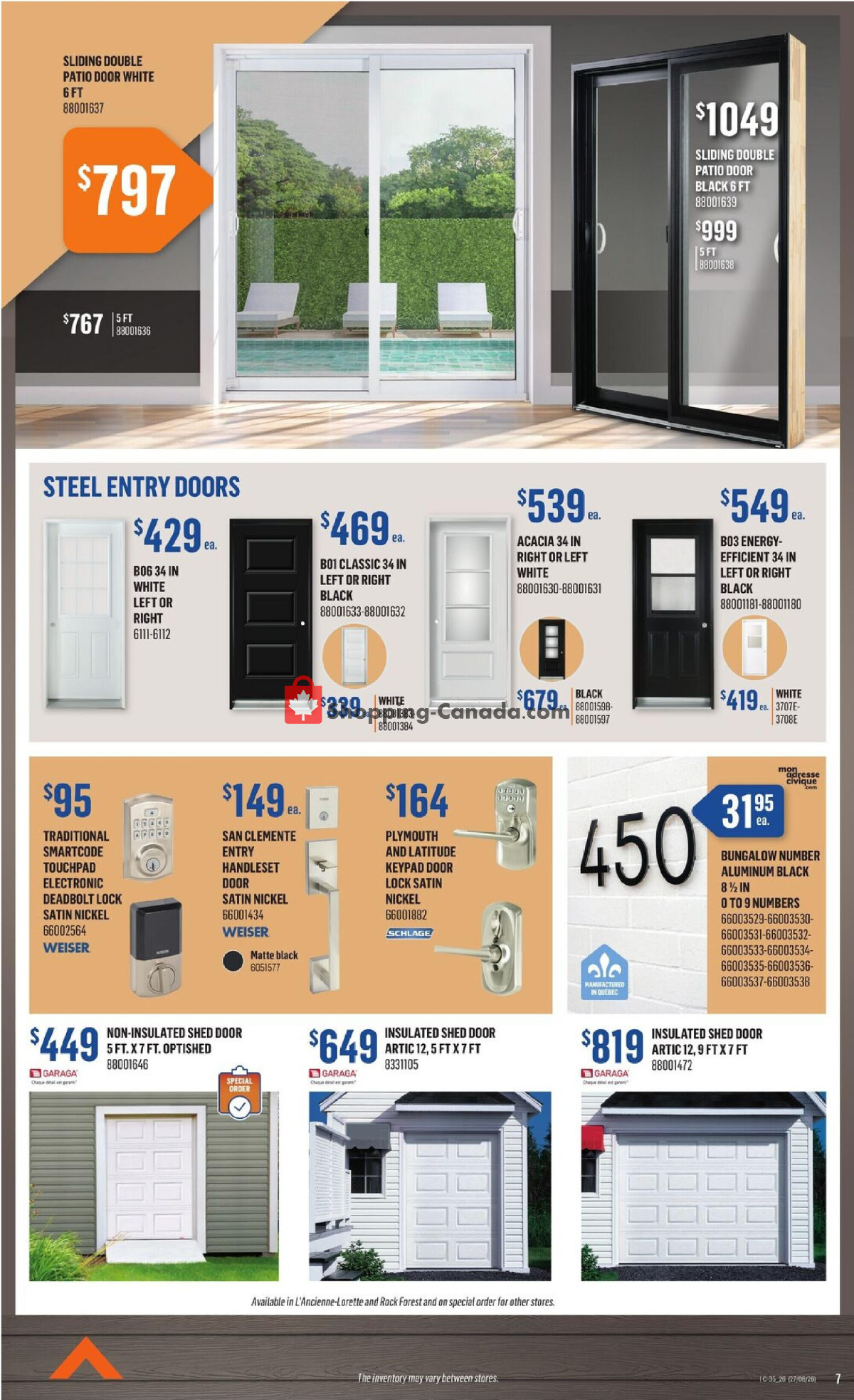 Canac flyer from Thursday August 27, 2026 to Wednesday September 2, 2026 - page 7