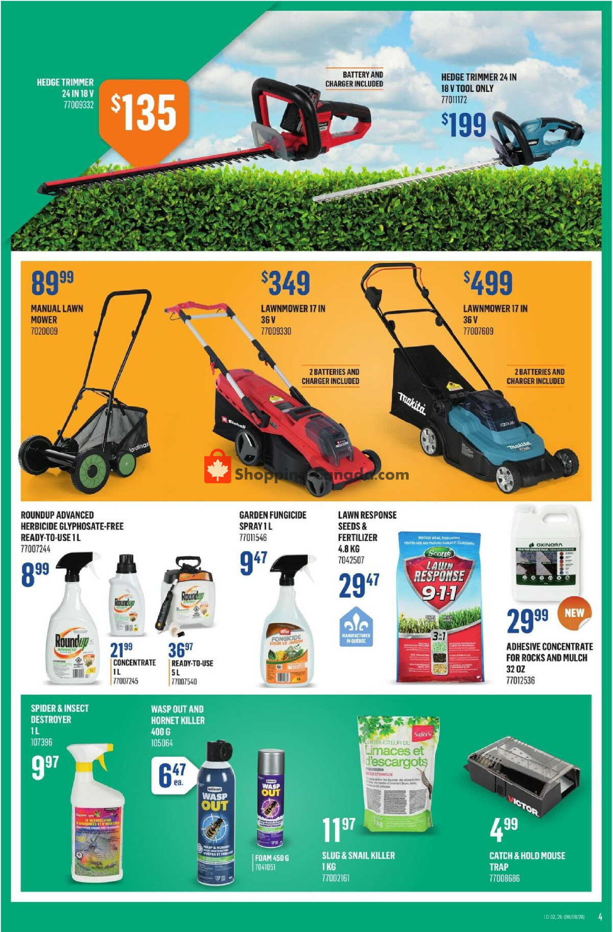 Canac flyer from Thursday August 6, 2026 to Wednesday August 12, 2026 - page 4
