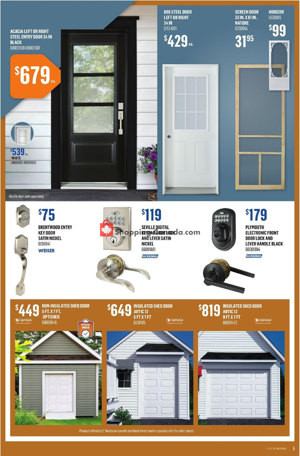 Canac flyer from Thursday August 6, 2026 to Wednesday August 12, 2026 - page 5