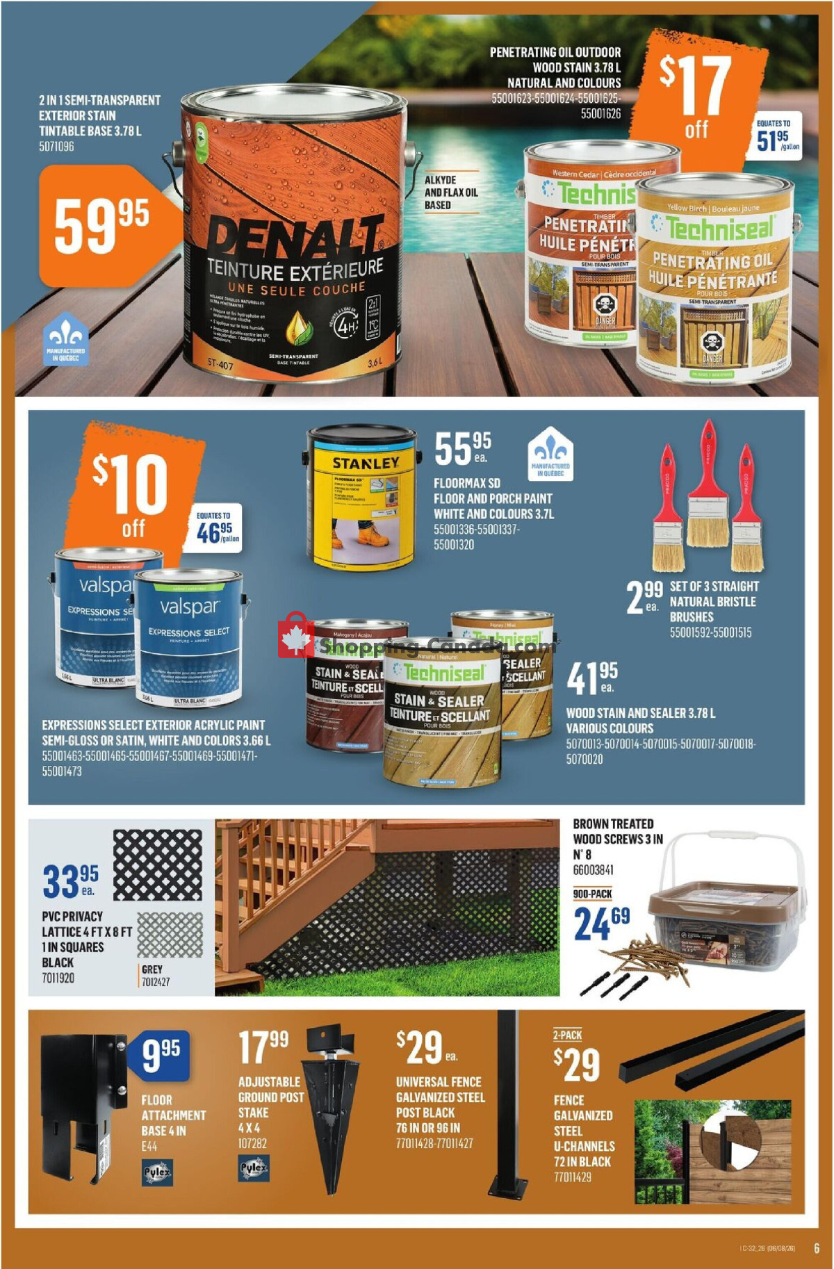 Canac flyer from Thursday August 6, 2026 to Wednesday August 12, 2026 - page 6