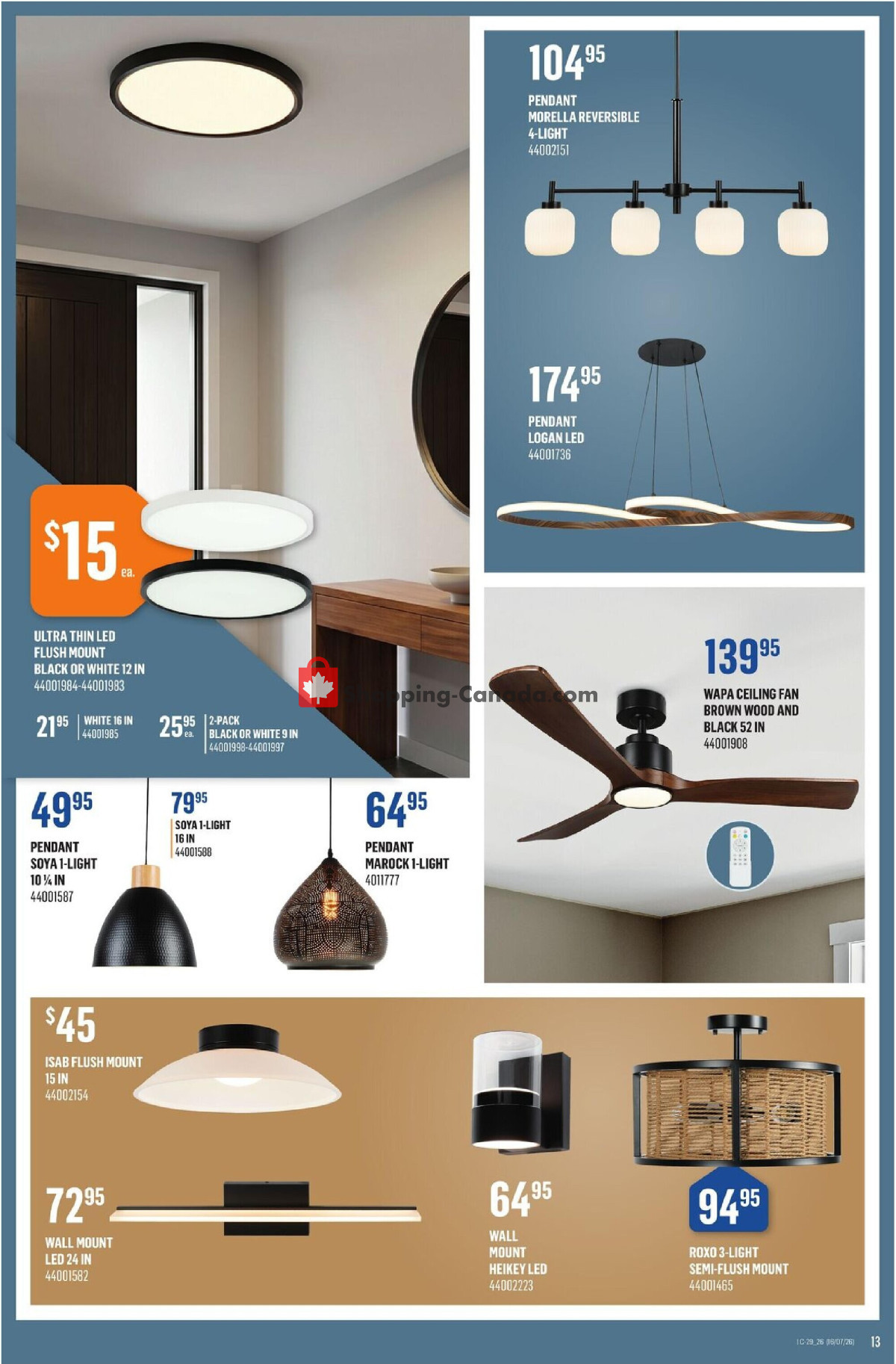 Canac flyer from Thursday July 16, 2026 to Wednesday July 22, 2026 - page 13
