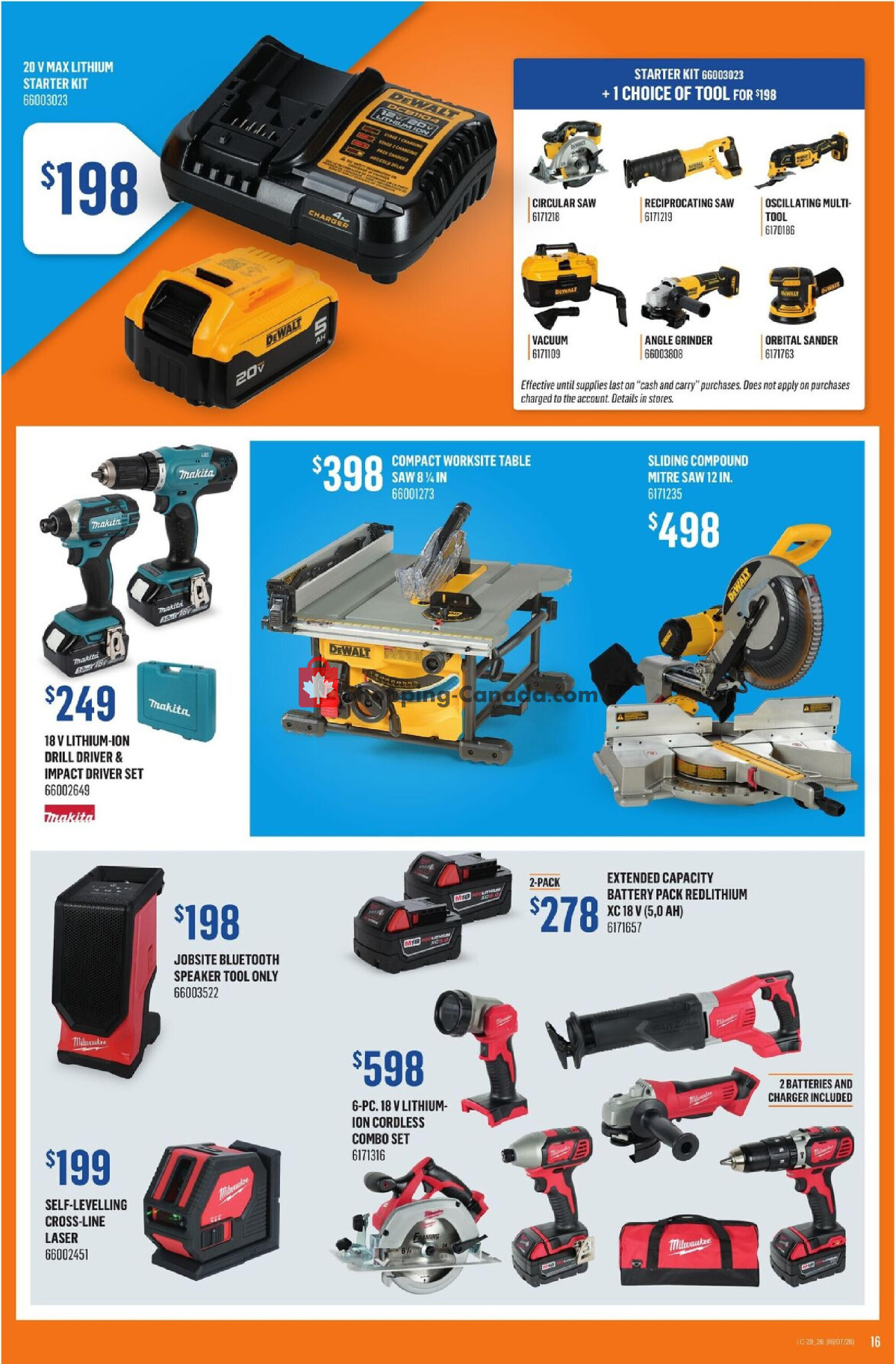 Canac flyer from Thursday July 16, 2026 to Wednesday July 22, 2026 - page 16