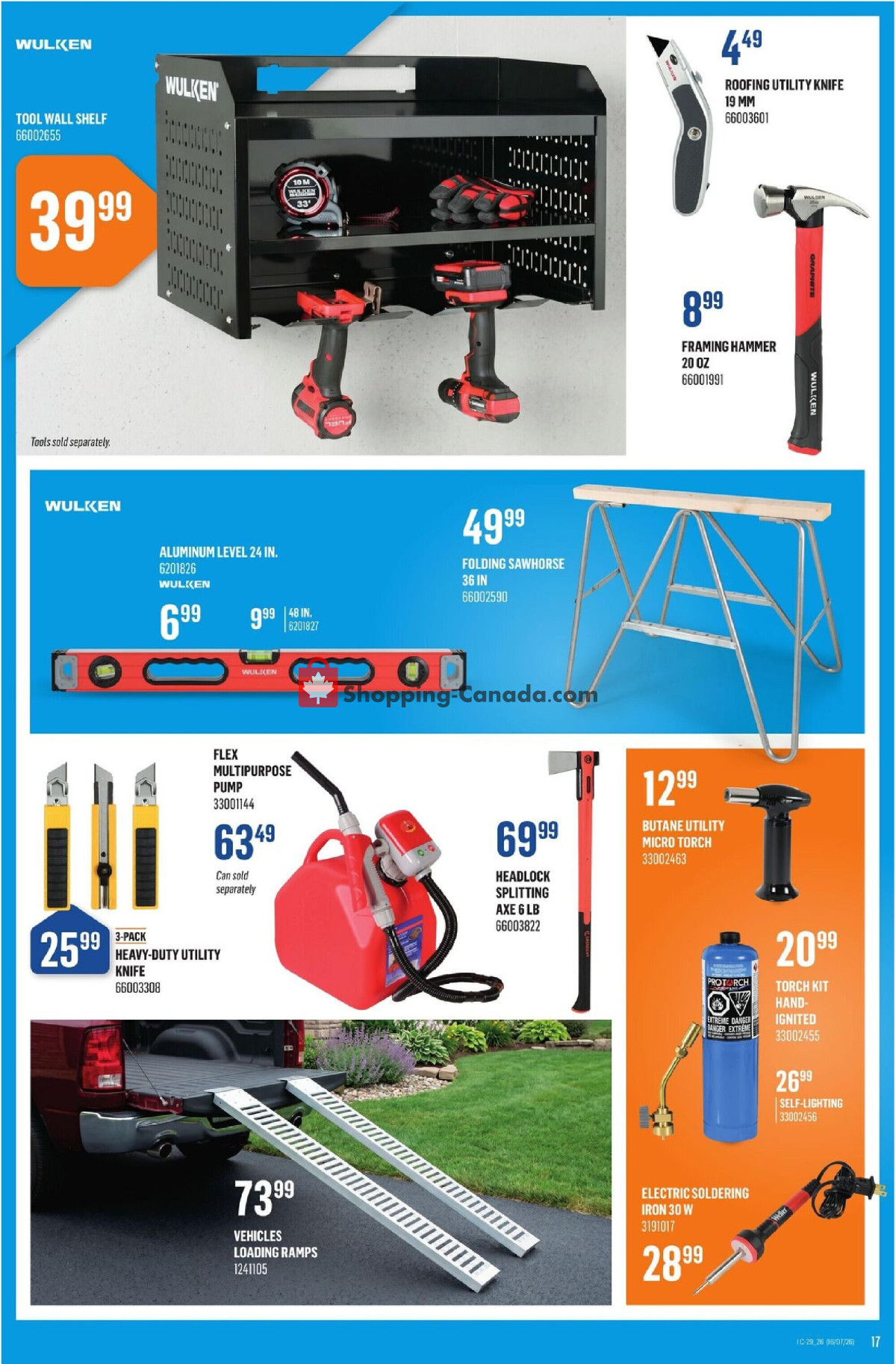 Canac flyer from Thursday July 16, 2026 to Wednesday July 22, 2026 - page 17