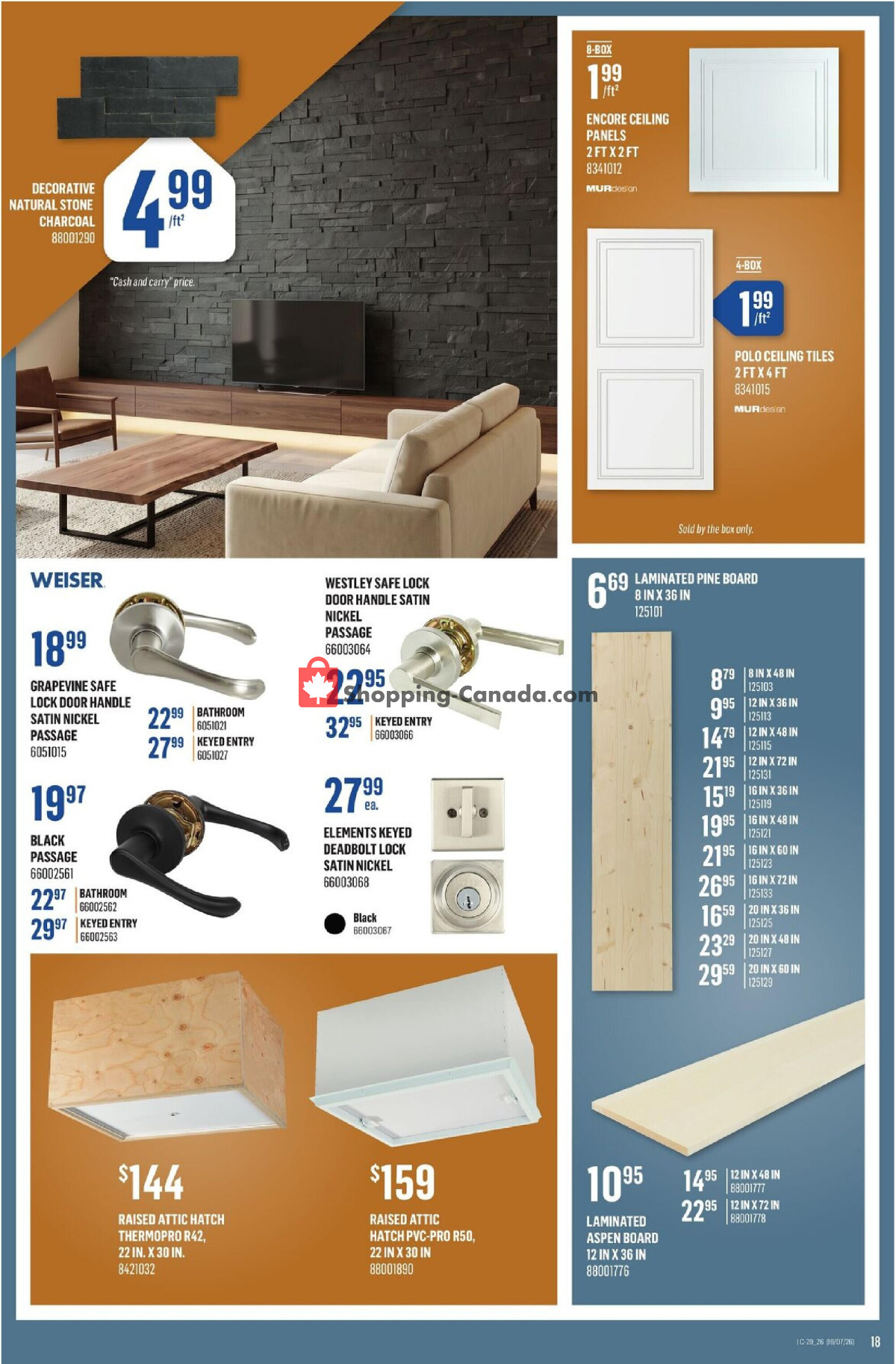 Canac flyer from Thursday July 16, 2026 to Wednesday July 22, 2026 - page 18