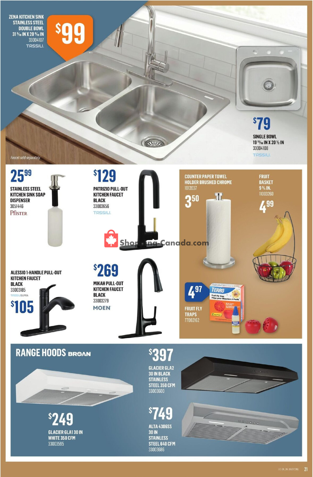 Canac flyer from Thursday July 16, 2026 to Wednesday July 22, 2026 - page 21
