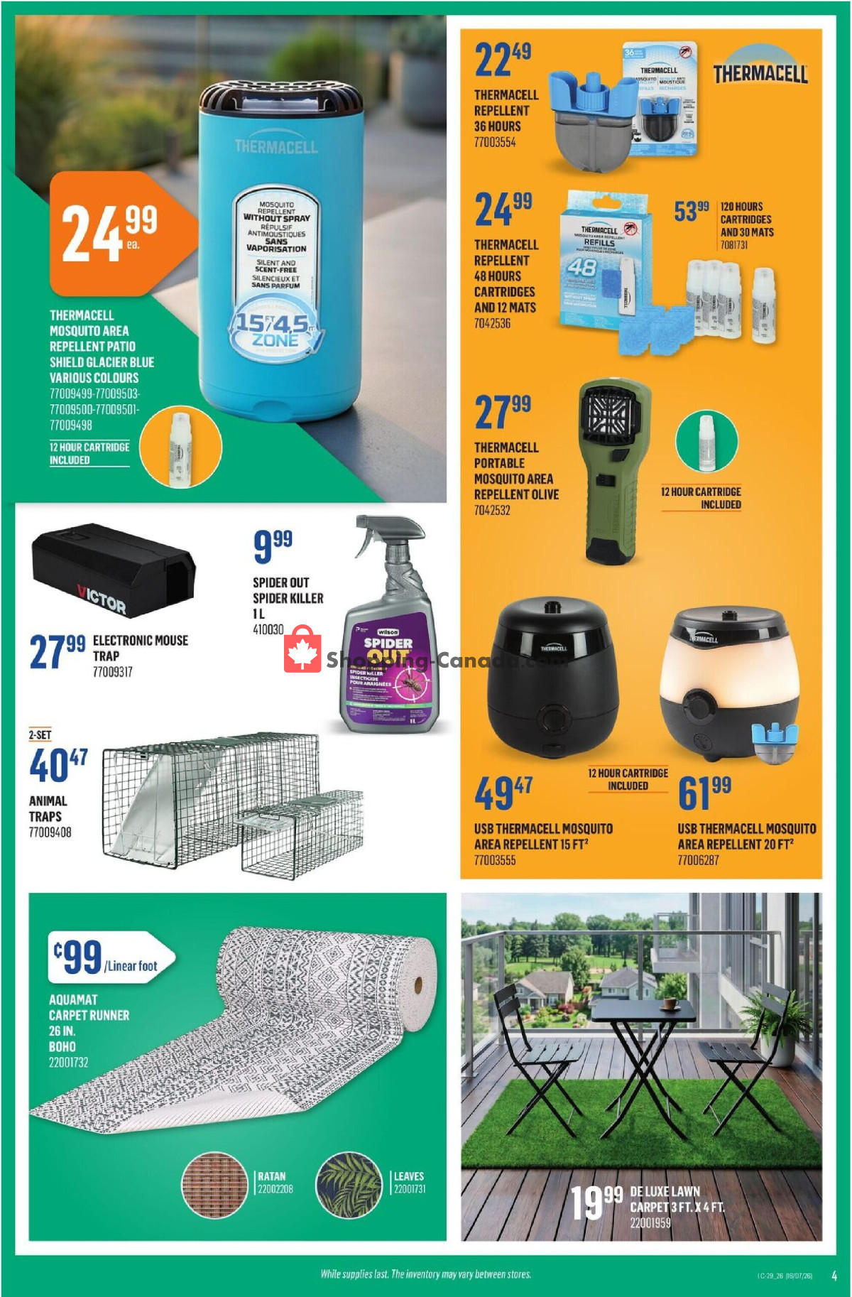 Canac flyer from Thursday July 16, 2026 to Wednesday July 22, 2026 - page 4