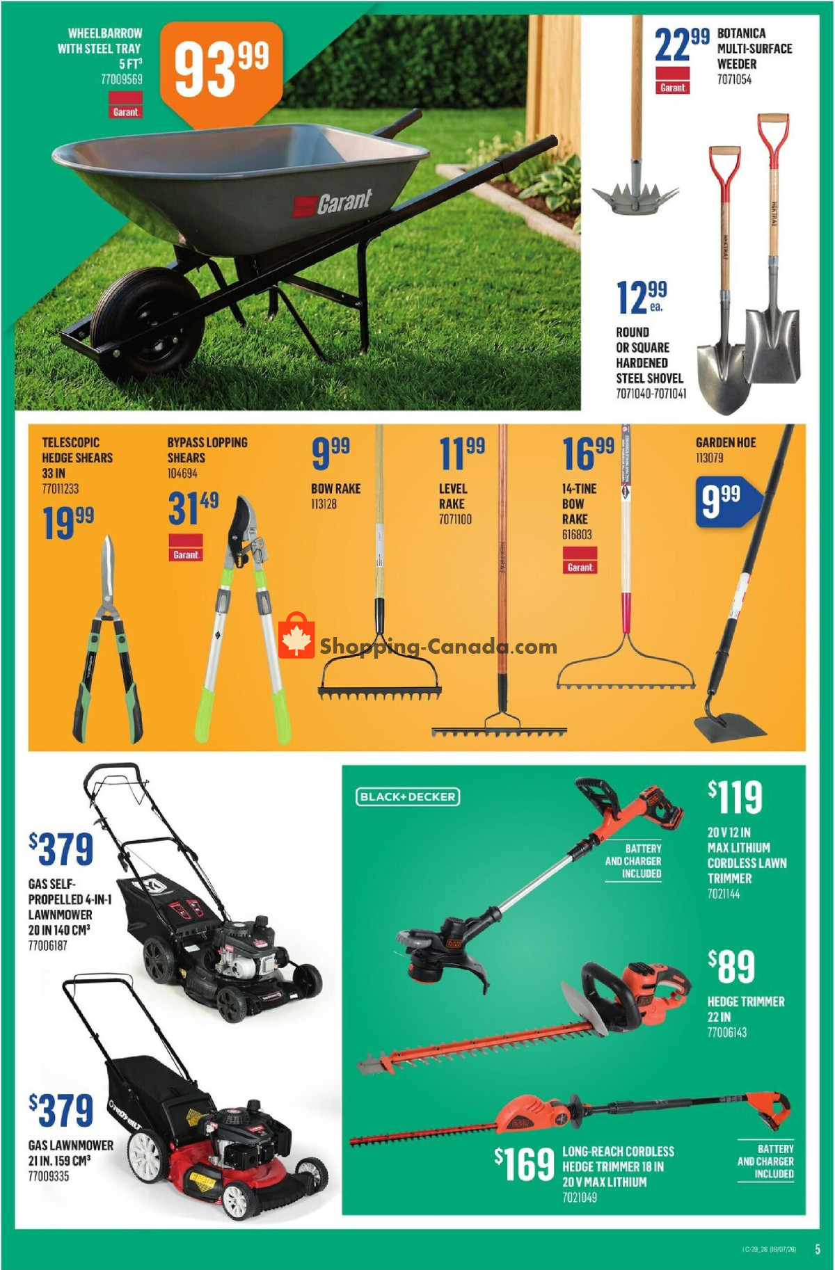 Canac flyer from Thursday July 16, 2026 to Wednesday July 22, 2026 - page 5