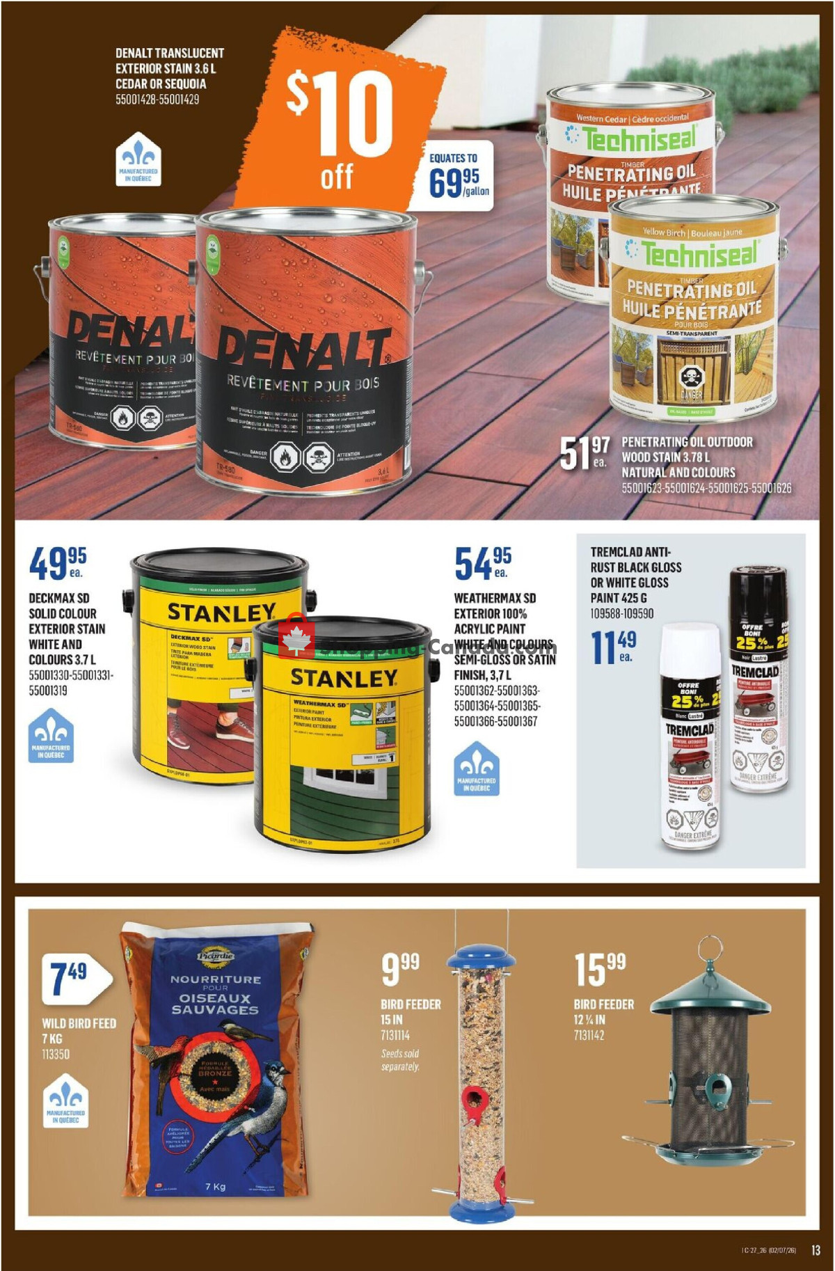 Canac flyer from Thursday July 2, 2026 to Wednesday July 8, 2026 - page 13