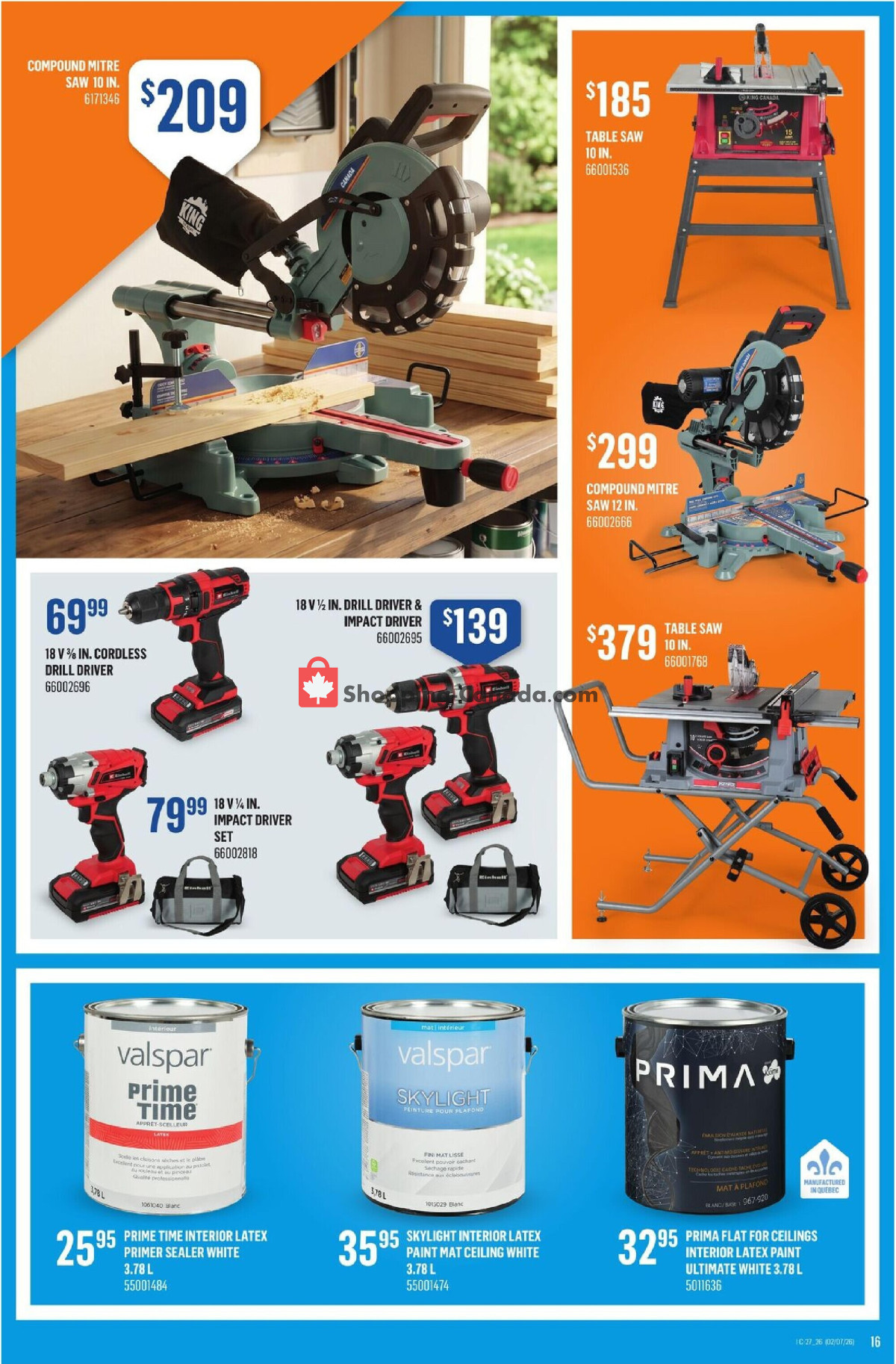 Canac flyer from Thursday July 2, 2026 to Wednesday July 8, 2026 - page 16