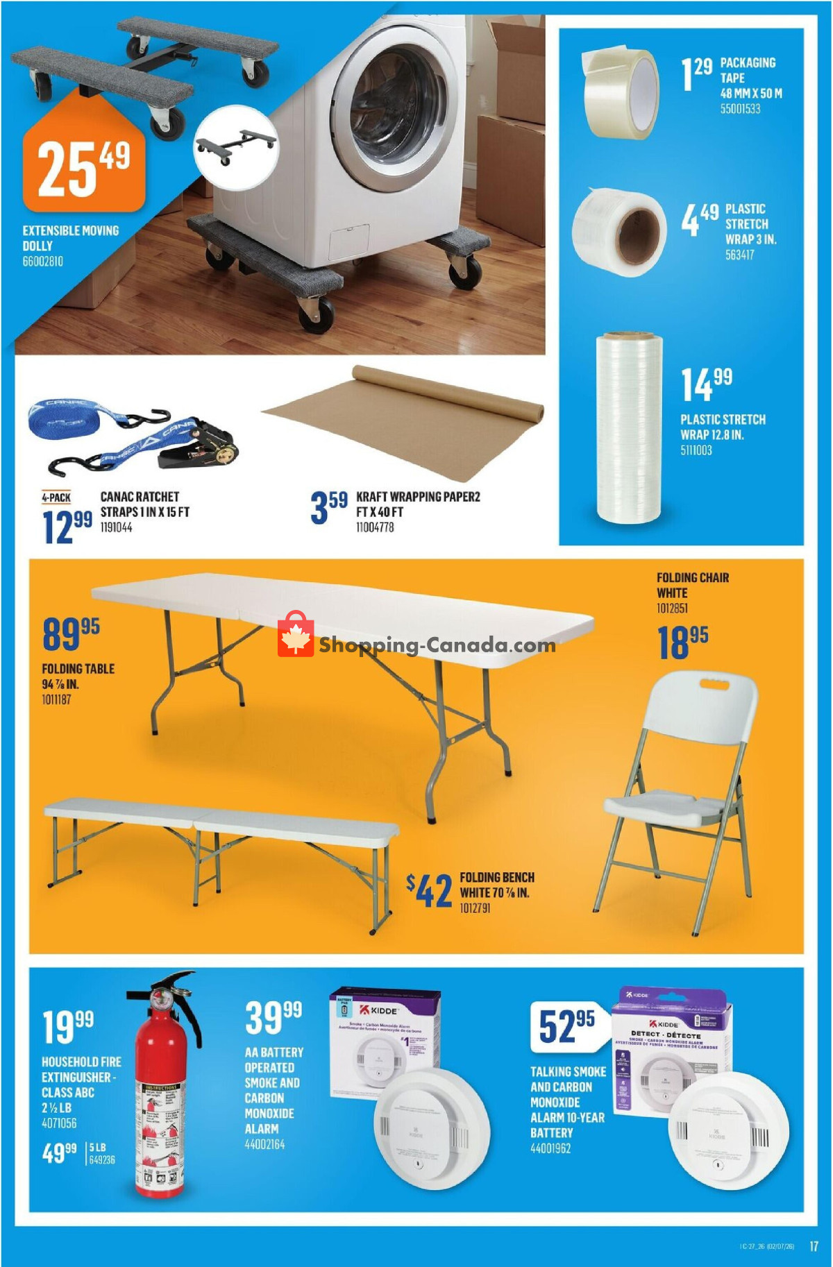 Canac flyer from Thursday July 2, 2026 to Wednesday July 8, 2026 - page 17