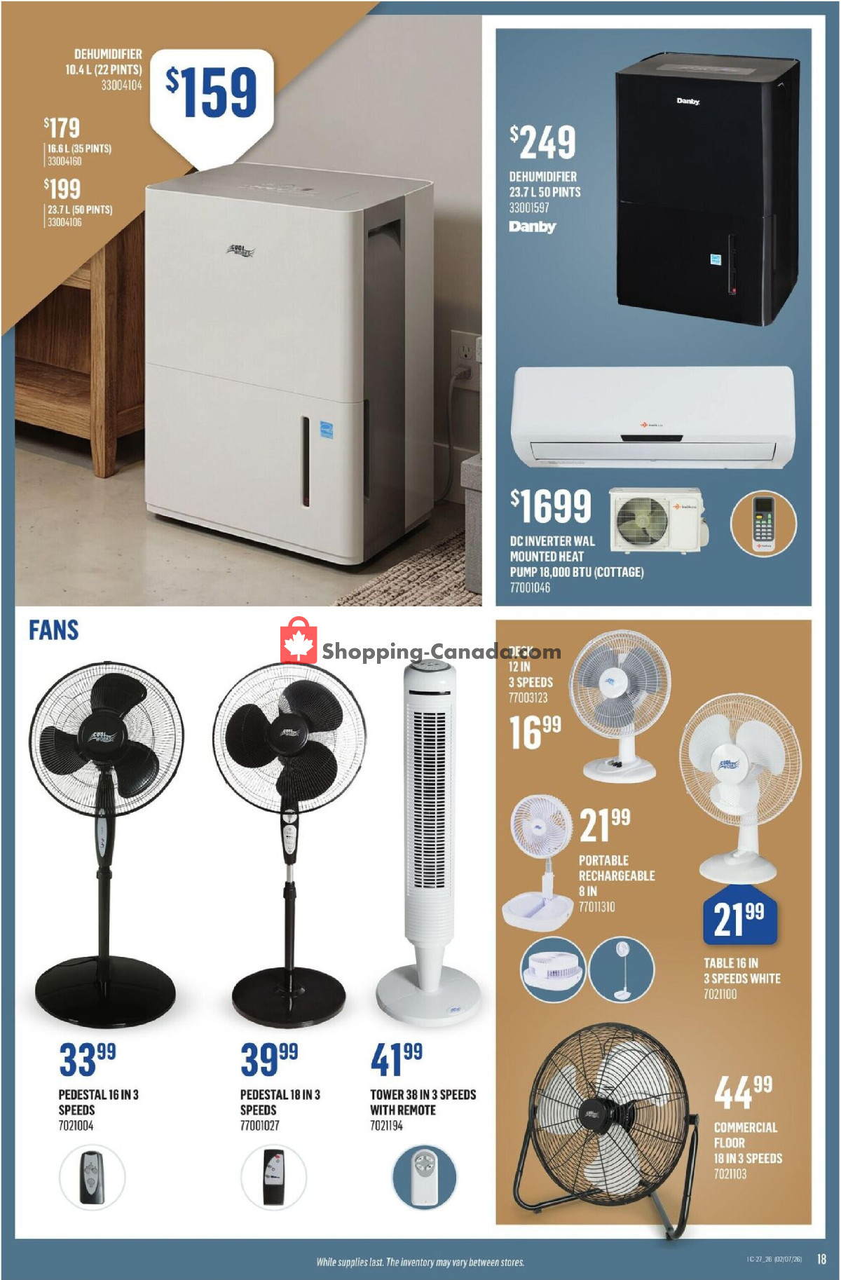 Canac flyer from Thursday July 2, 2026 to Wednesday July 8, 2026 - page 18