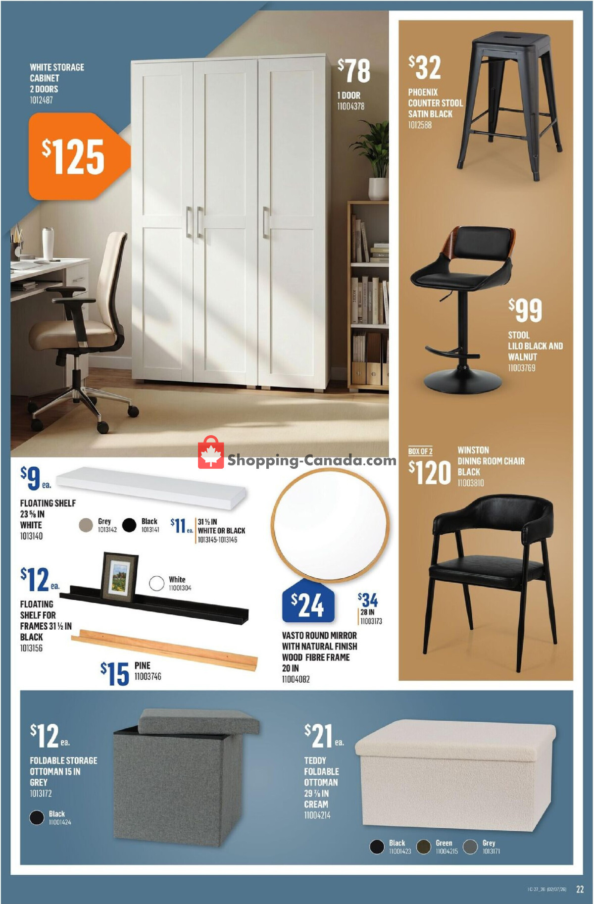 Canac flyer from Thursday July 2, 2026 to Wednesday July 8, 2026 - page 22