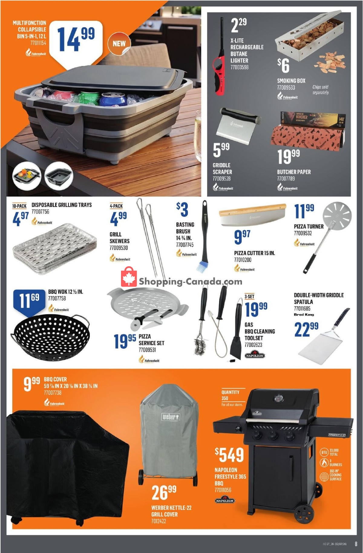 Canac flyer from Thursday July 2, 2026 to Wednesday July 8, 2026 - page 8