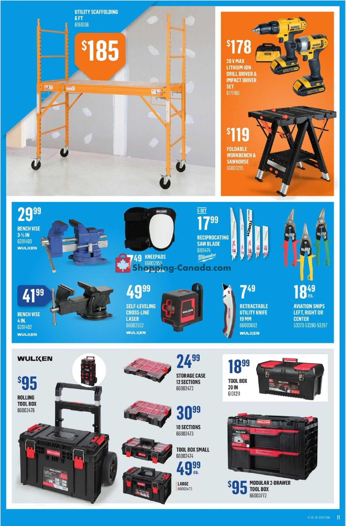 Canac flyer from Thursday July 23, 2026 to Wednesday July 29, 2026 - page 11