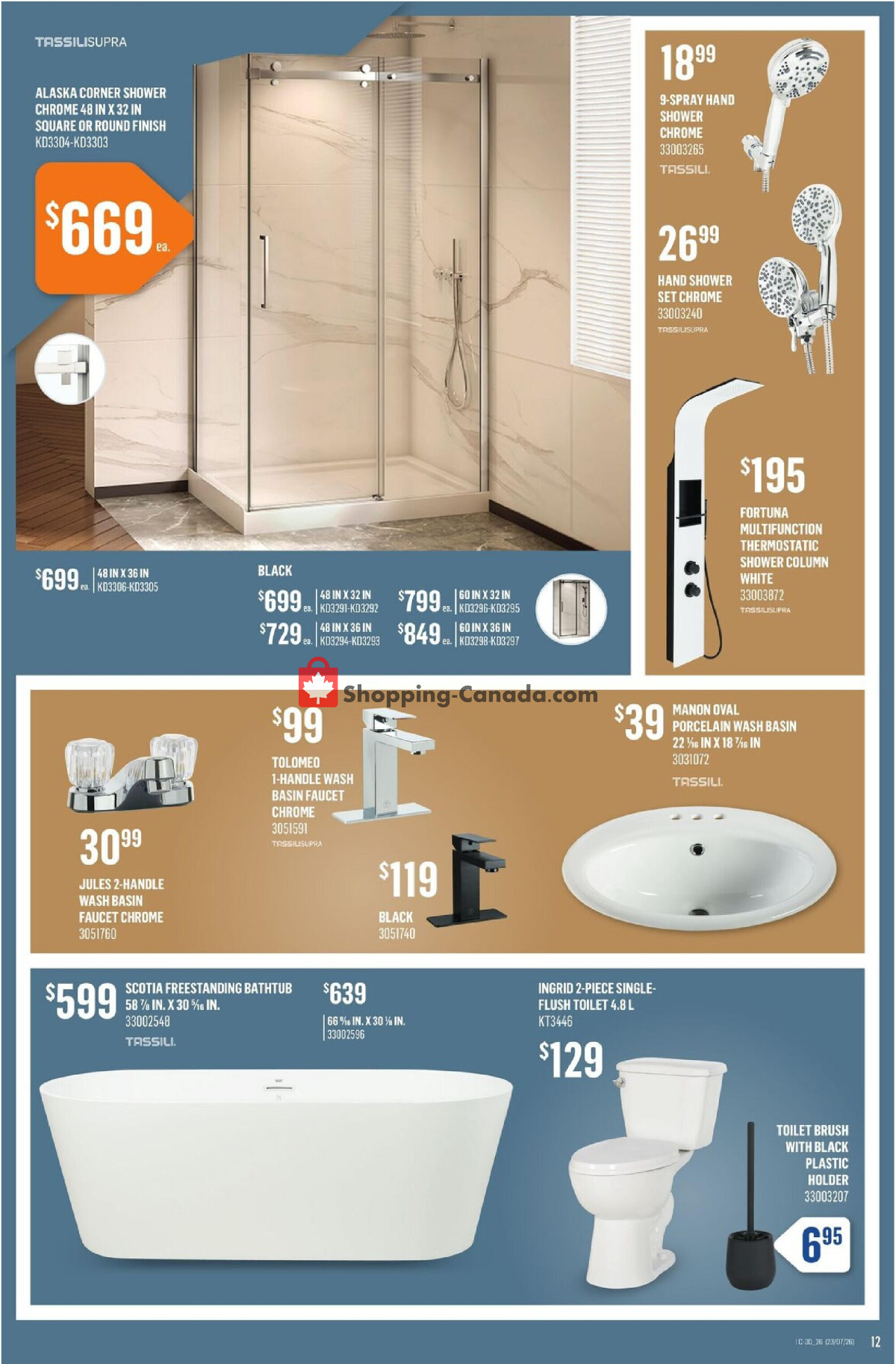 Canac flyer from Thursday July 23, 2026 to Wednesday July 29, 2026 - page 12
