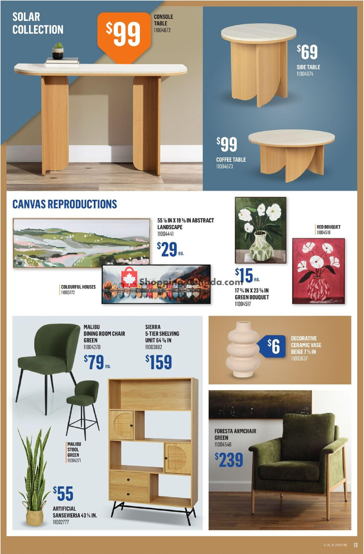 Canac flyer from Thursday July 23, 2026 to Wednesday July 29, 2026 - page 13