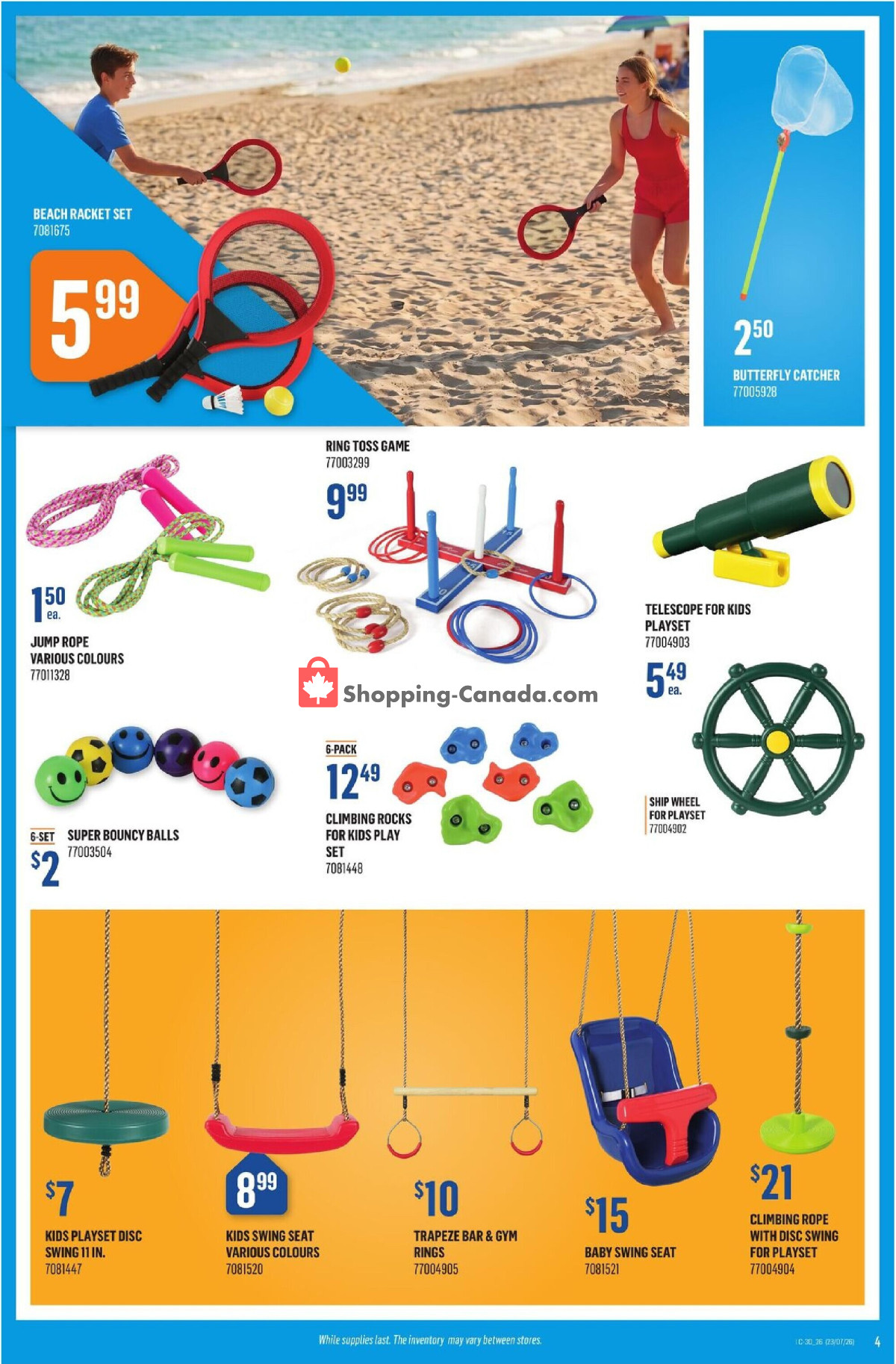 Canac flyer from Thursday July 23, 2026 to Wednesday July 29, 2026 - page 4